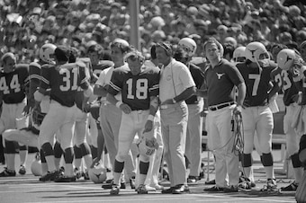 As coaches of the rival programs, Darrell Royal (pictured) and Barry Switzer were never shy about their disdain for each other.