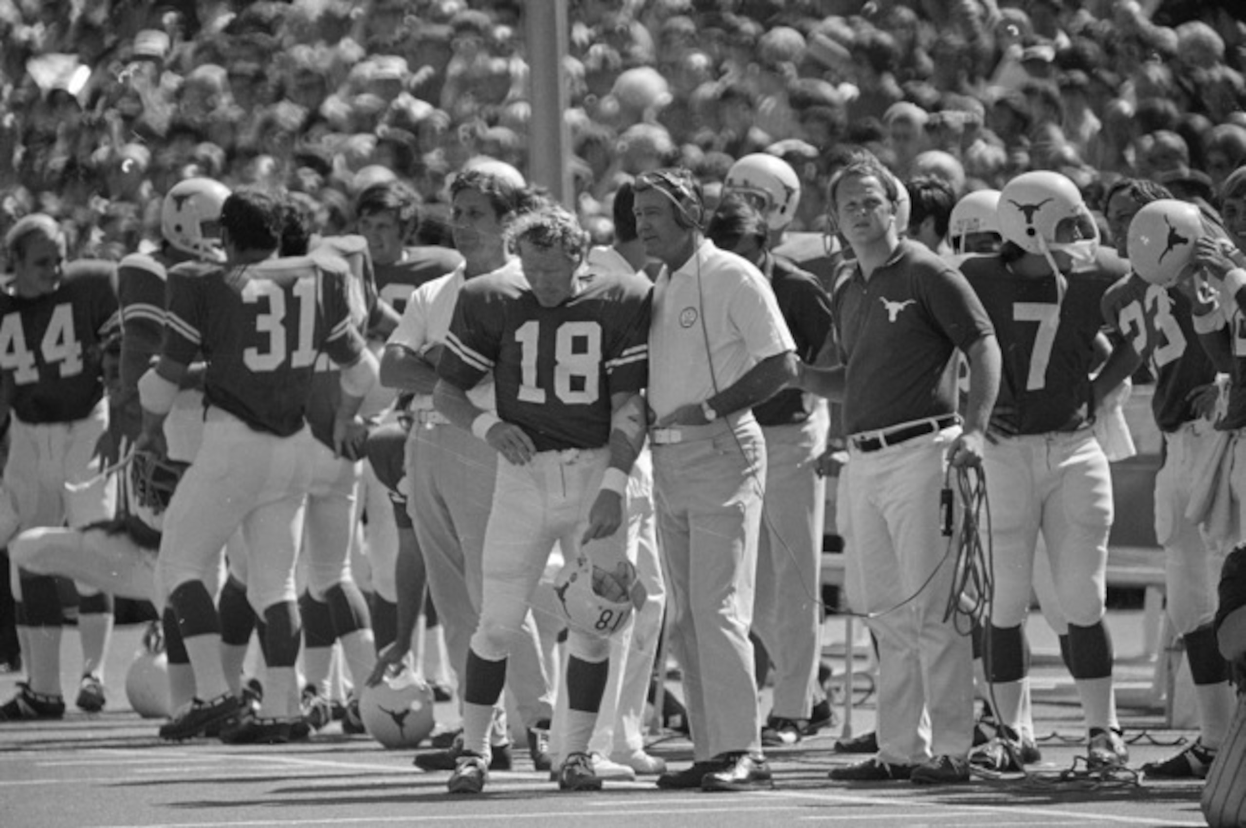 As coaches of the rival programs, Darrell Royal (pictured) and Barry Switzer were never shy about their disdain for each other.