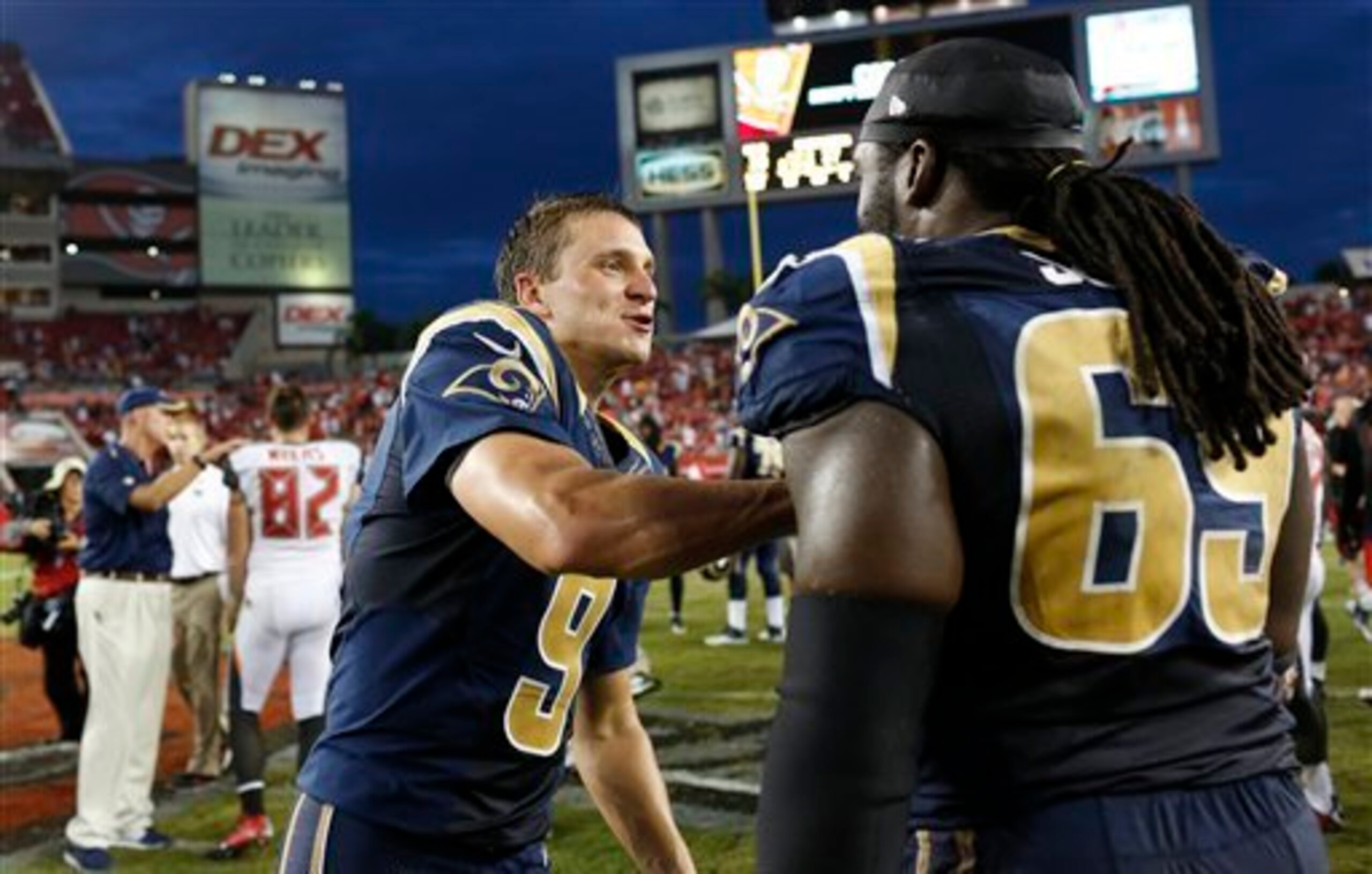 Austin Davis has earned a significant look at the starting job in St. Louis