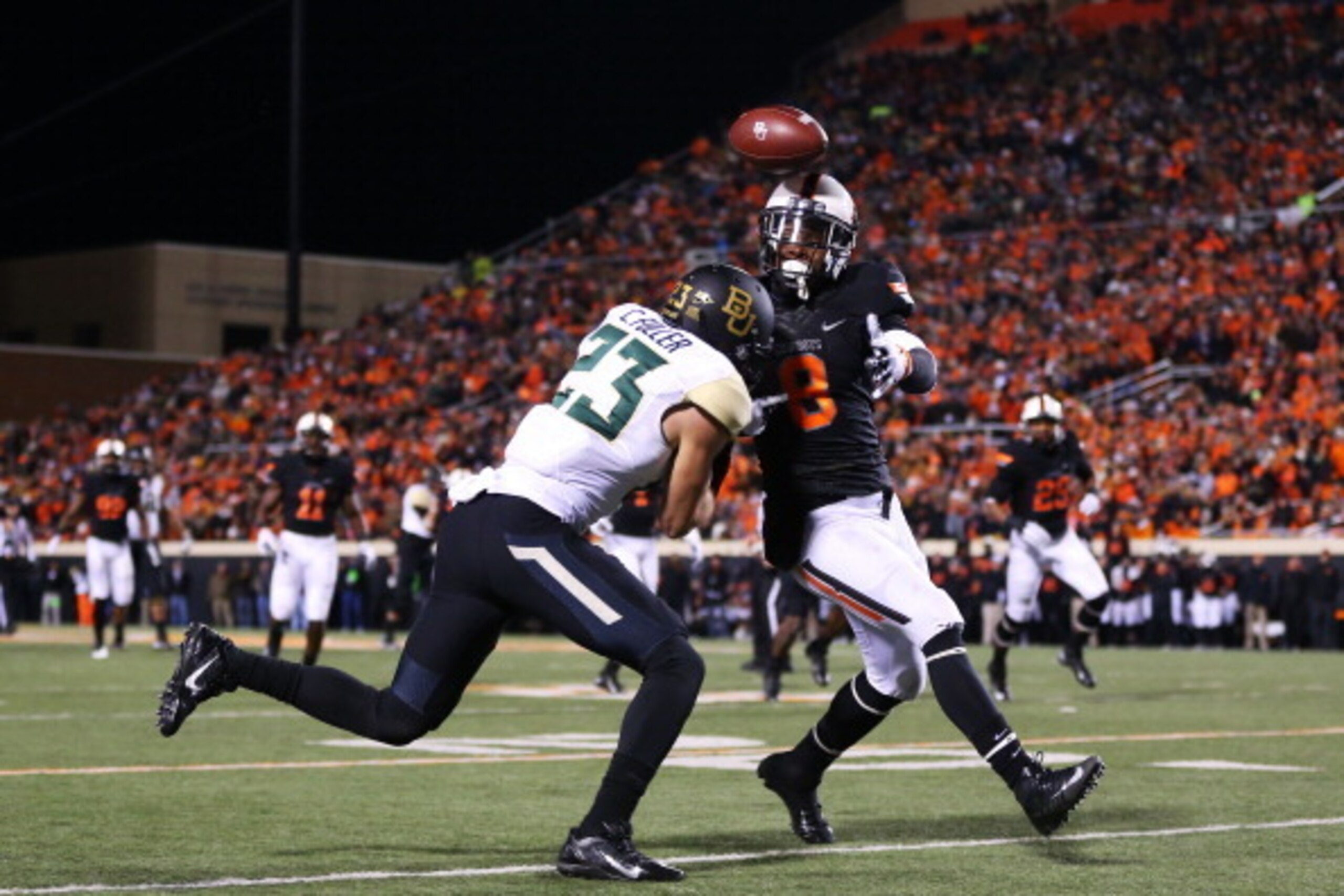 Oklahoma hung up 594 yards on Baylor last season.
