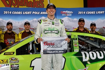 Bank of America 500 pole winner Kyle Busch
