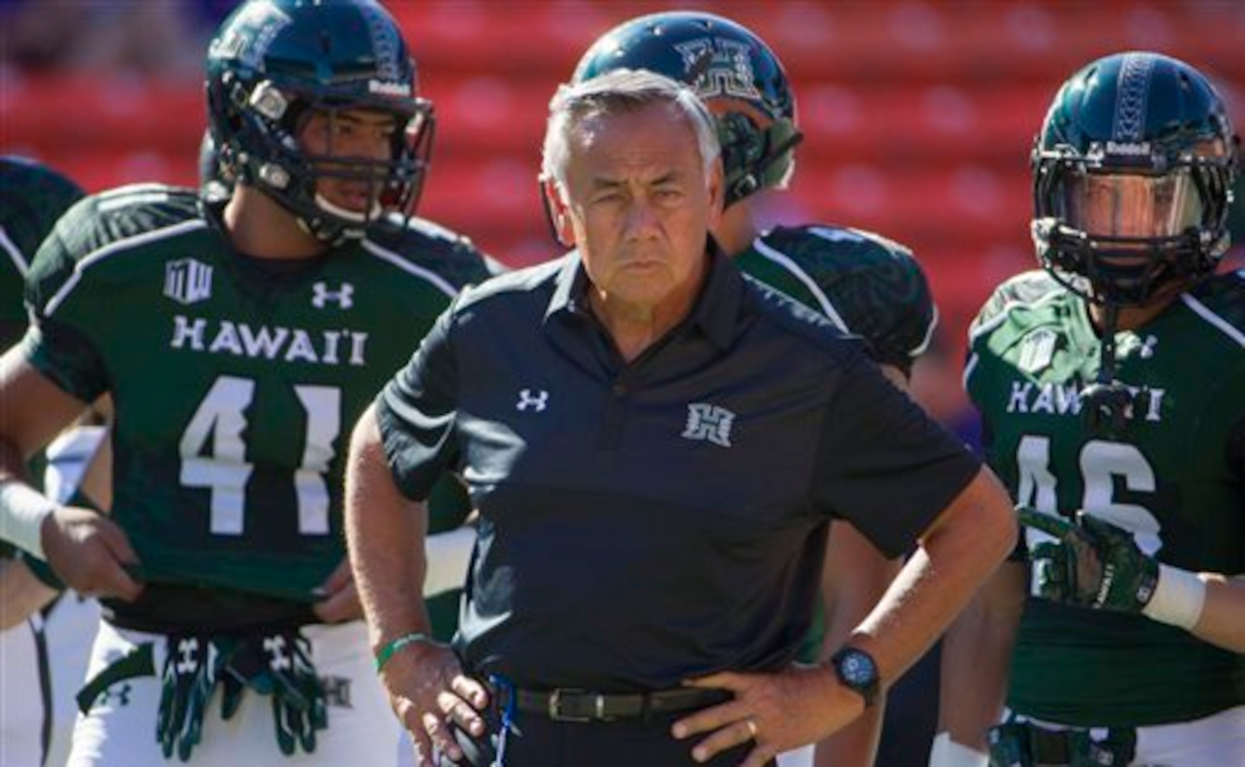 Norm Chow is struggling as Hawaii's head coach.