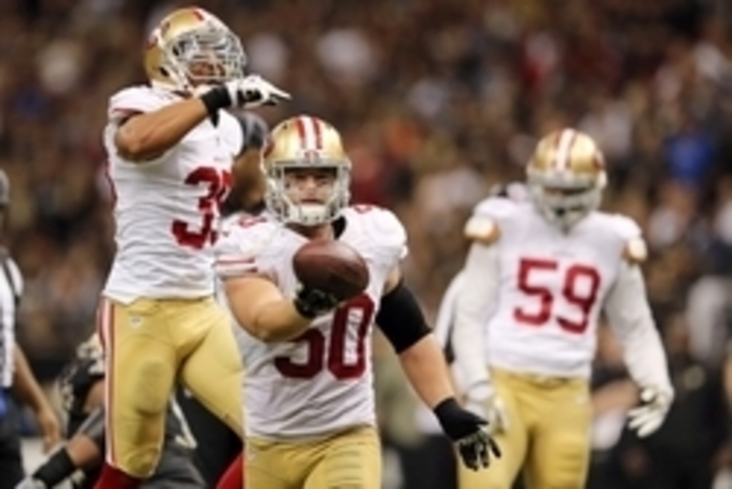 After putting together a dominant performance for a second straight game, San Francicso 49ers inside linebacker Chris Borland makes his debut on the Rookie Rankings this week.