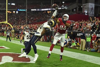 St. Louis Rams cornerback E.J. Gaines has been making plays all year, especially on Sunday against the Arizona Cardinals.