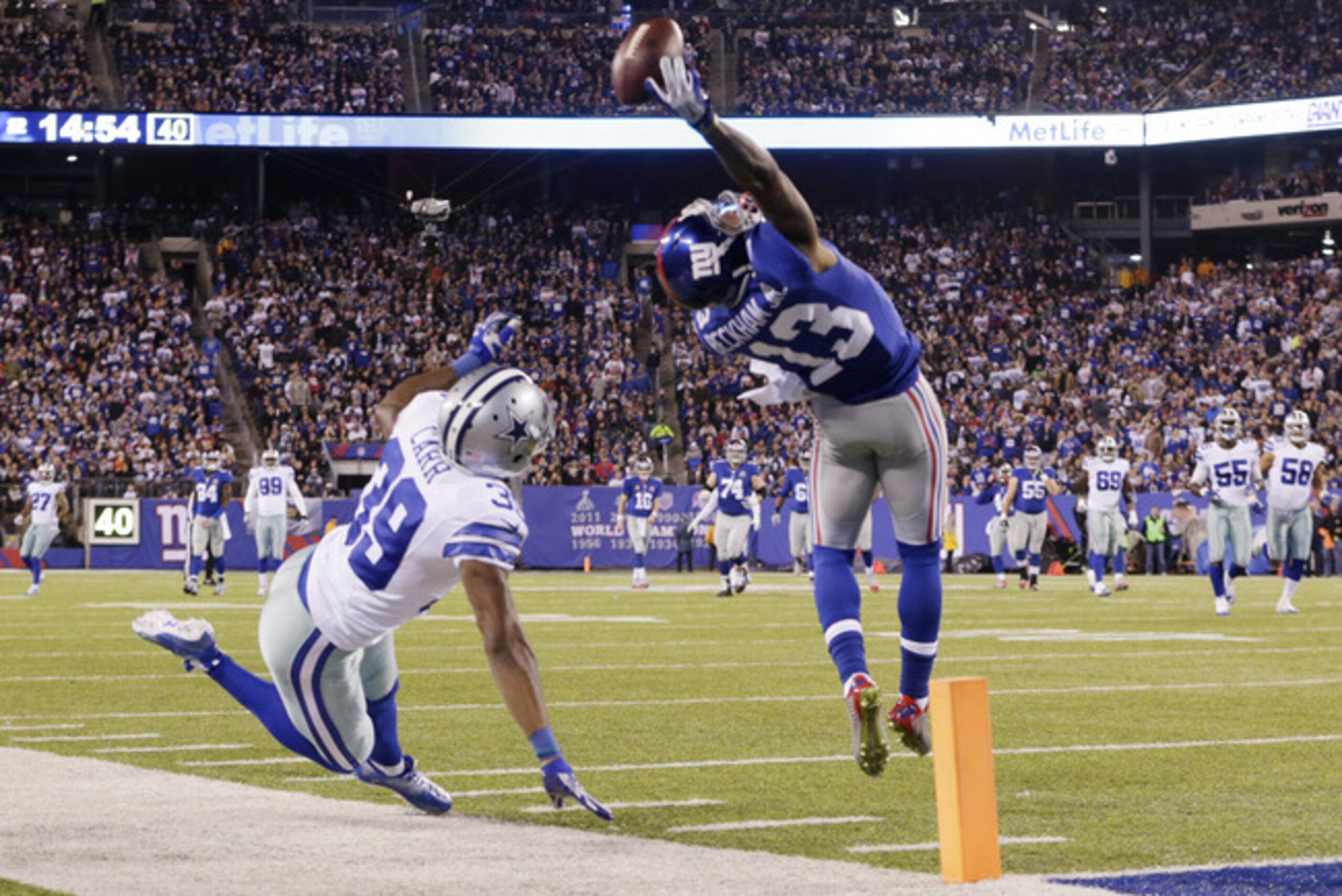 No rookie has been performing at a higher level than New York Giants wide receiver Odell Beckham Jr. over the past four weeks.