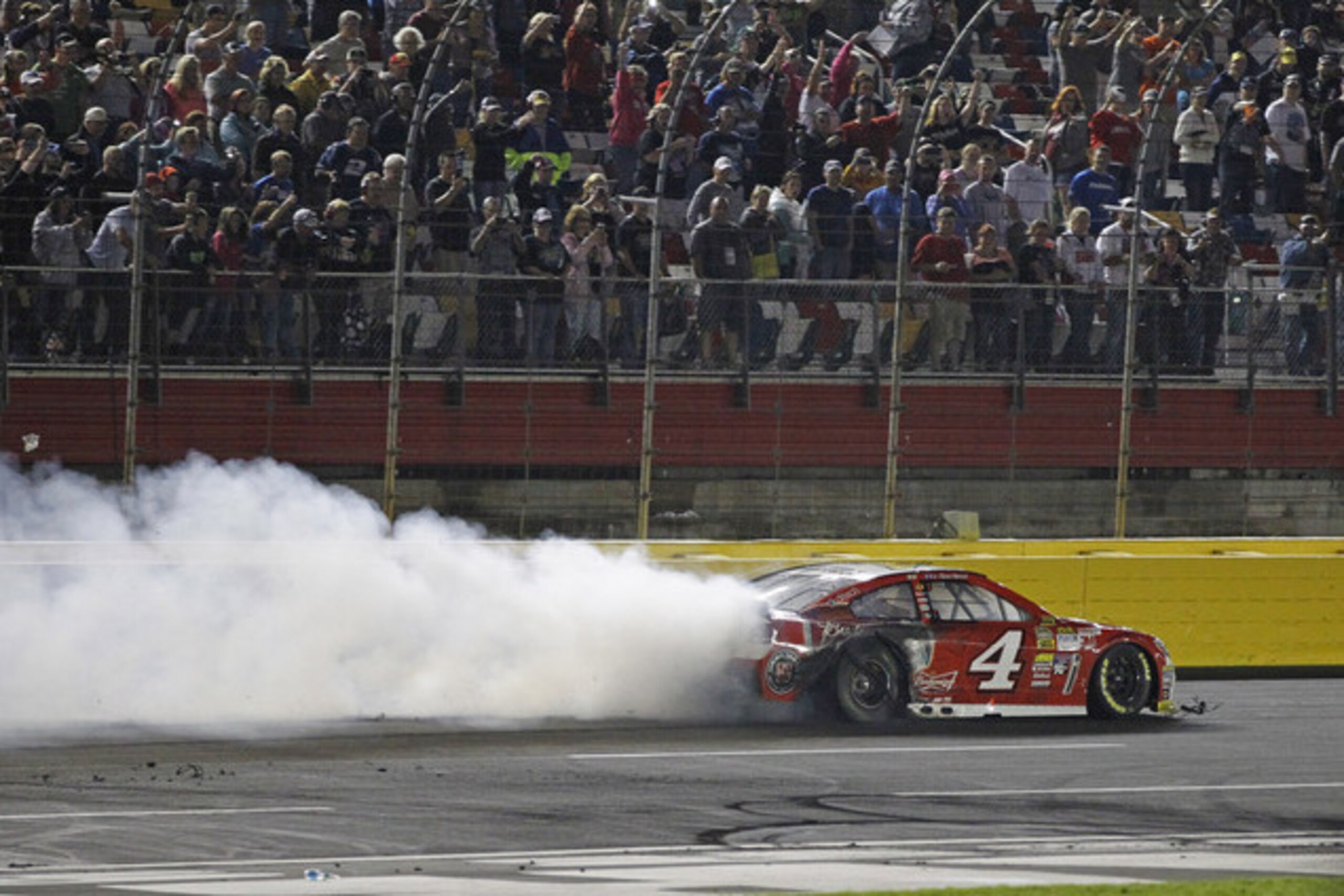 Kevin Harvick smoked the rest of the Chase field at Charlotte in his No. 4 Chevrolet. Kevin Harvick smoked the rest of the Chase field at Charlotte in his No. 4 Chevrolet.