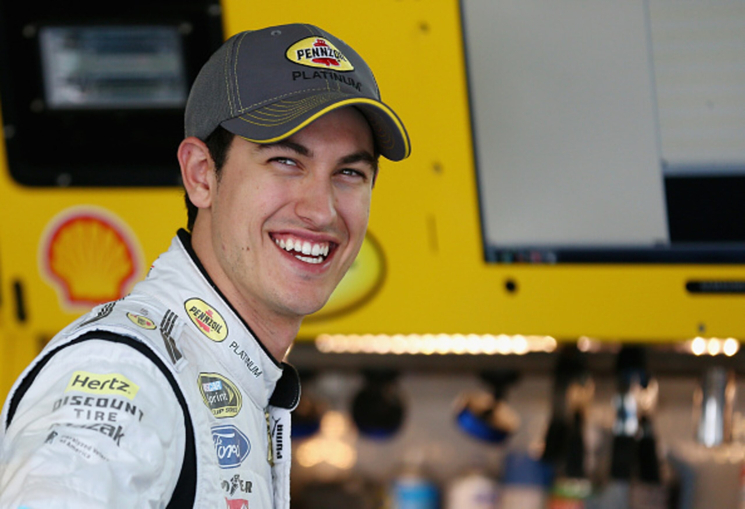 Joey Logano is in the minority as a driver with plenty to smile about entering Talladega. Joey Logano is in the minority as a driver with plenty to smile about entering Talladega.