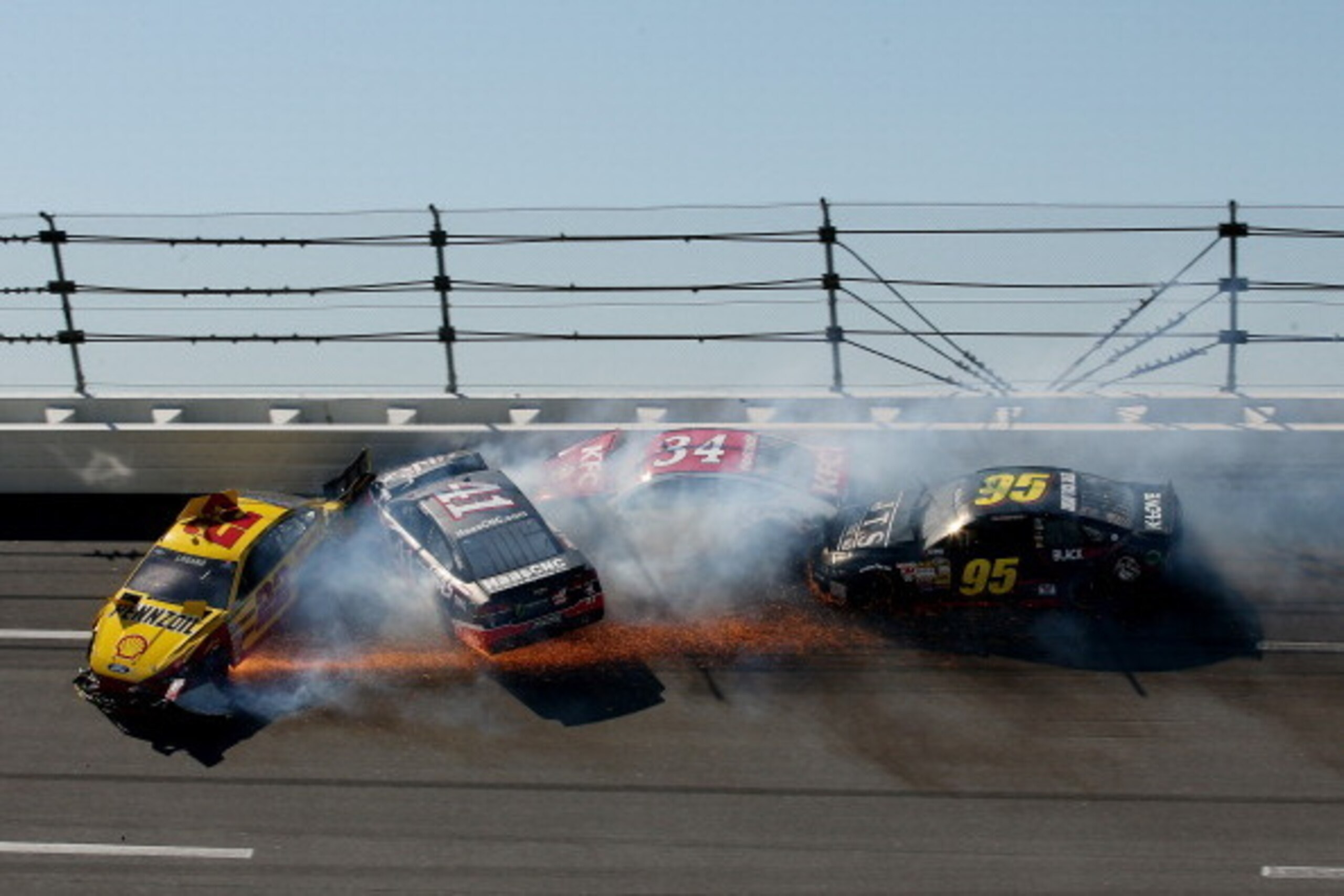Sprint Cup action at Talladega Superspeedway
