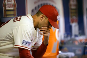 Adam Wainwright has had a hard time this postseason.