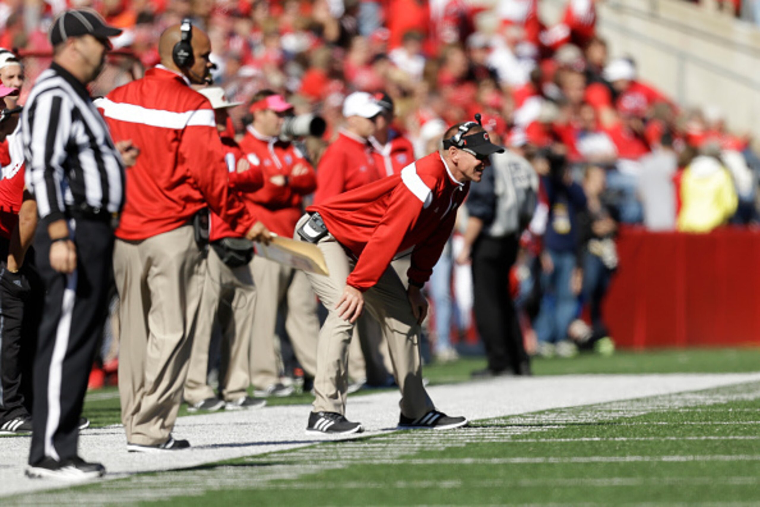 Head coach Gary Andersen has a lot on his plate coming into the the Badgers bye week.