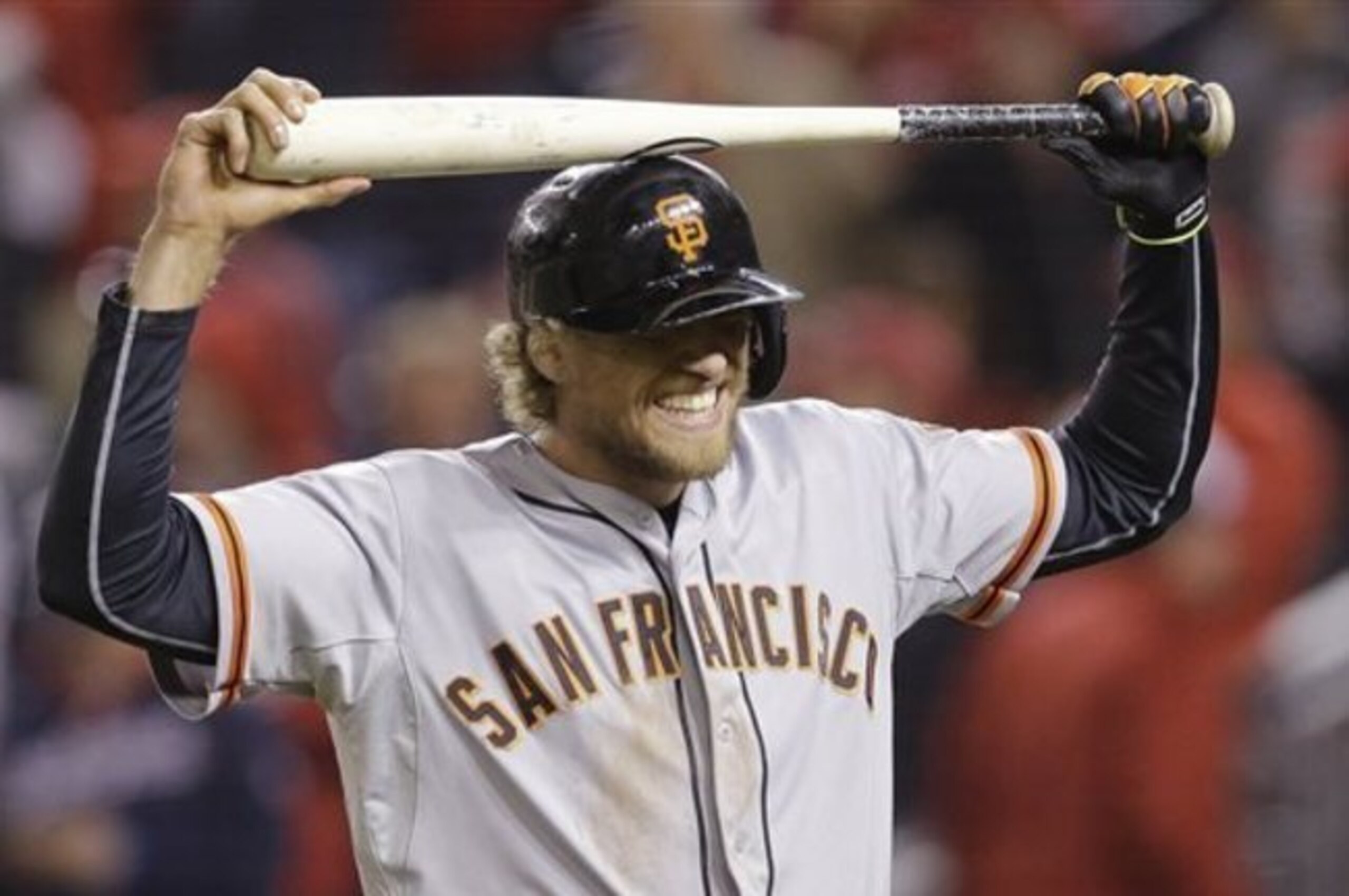 Hunter Pence and his Giants teammates haven't done much with the bat.