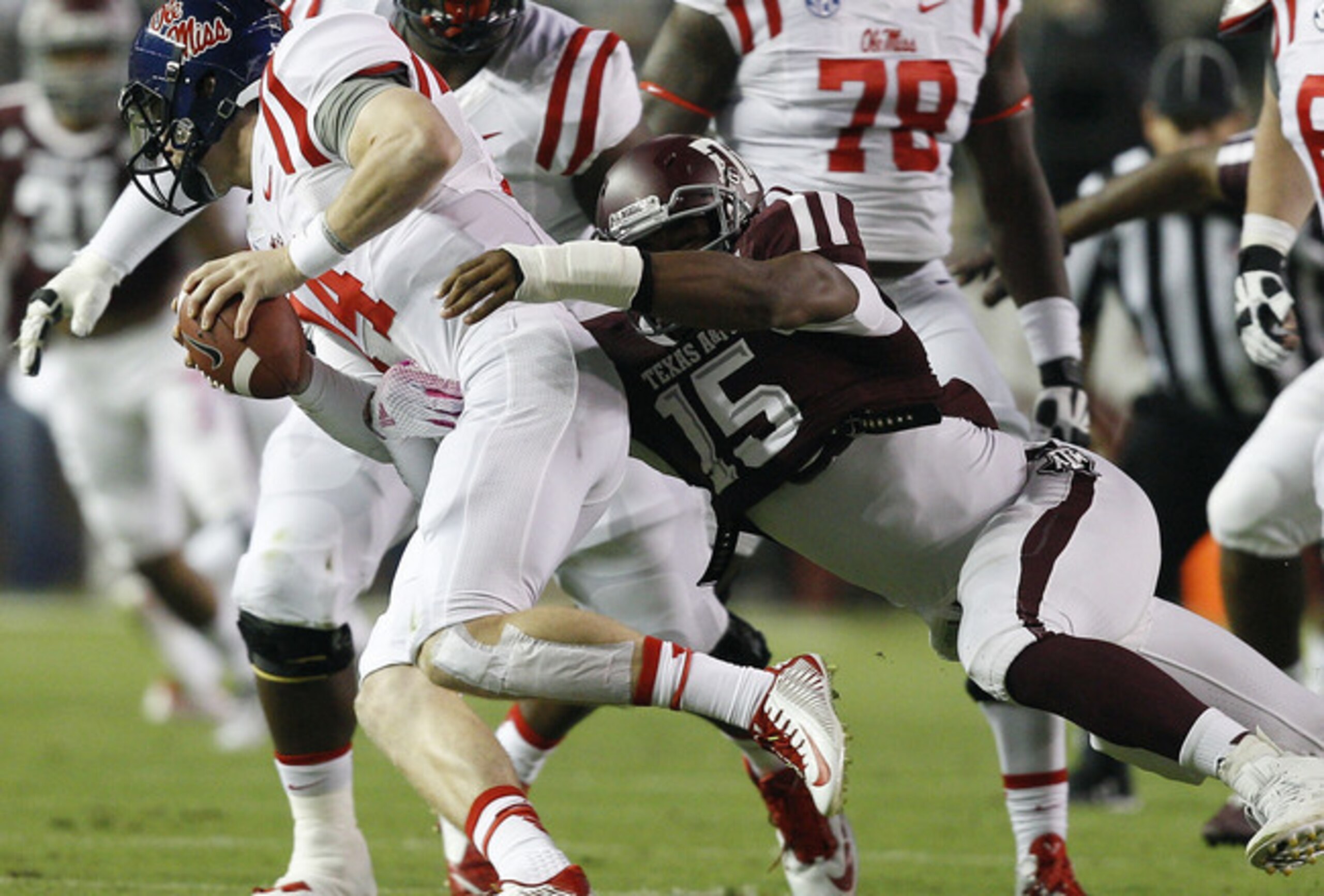 Freshman Myles Garrett is already one of college football's top pass-rushers. Freshman Myles Garrett is already one of college football's top pass-rushers.