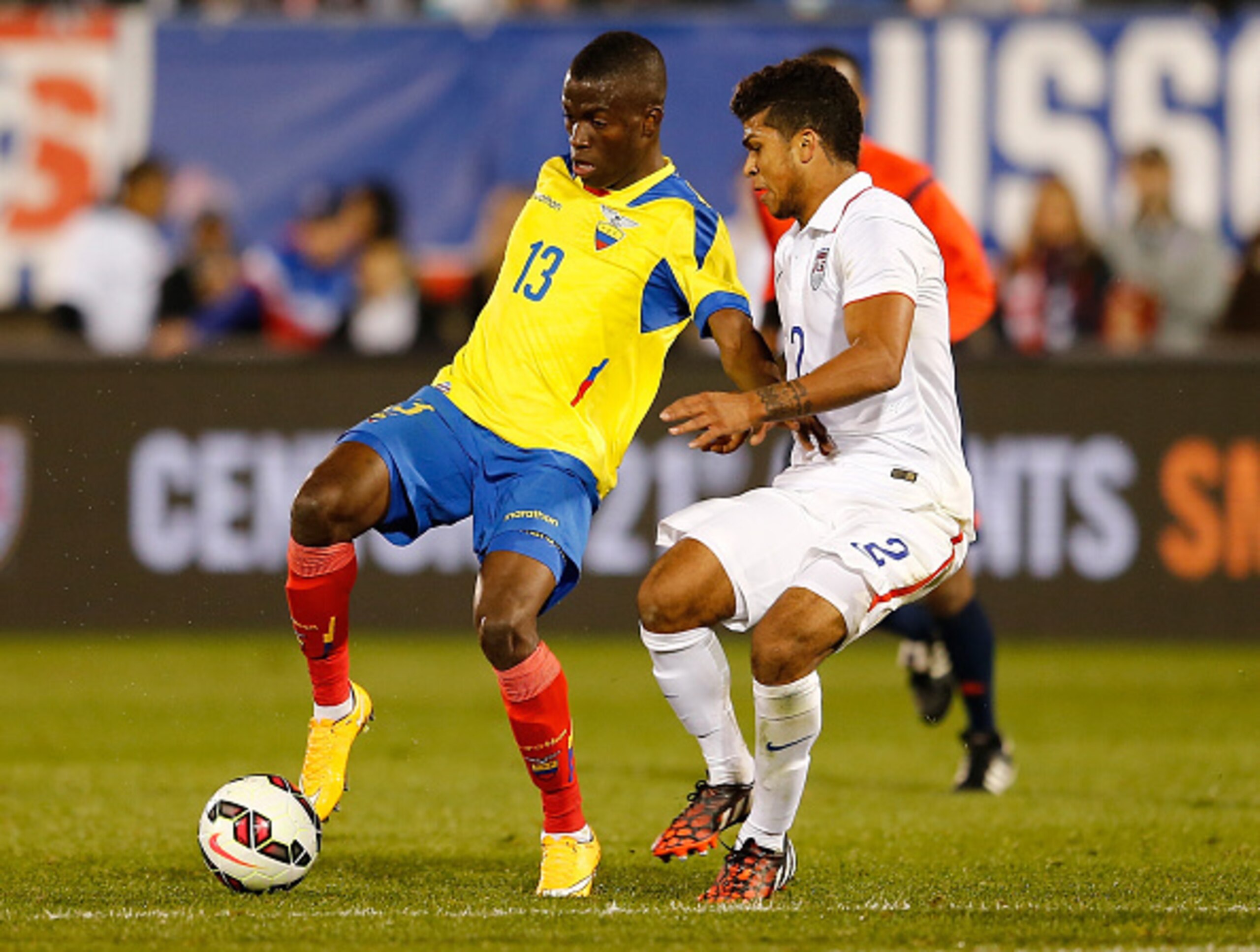 Valencia nicked a draw for Ecuador against the Americans in the late going.