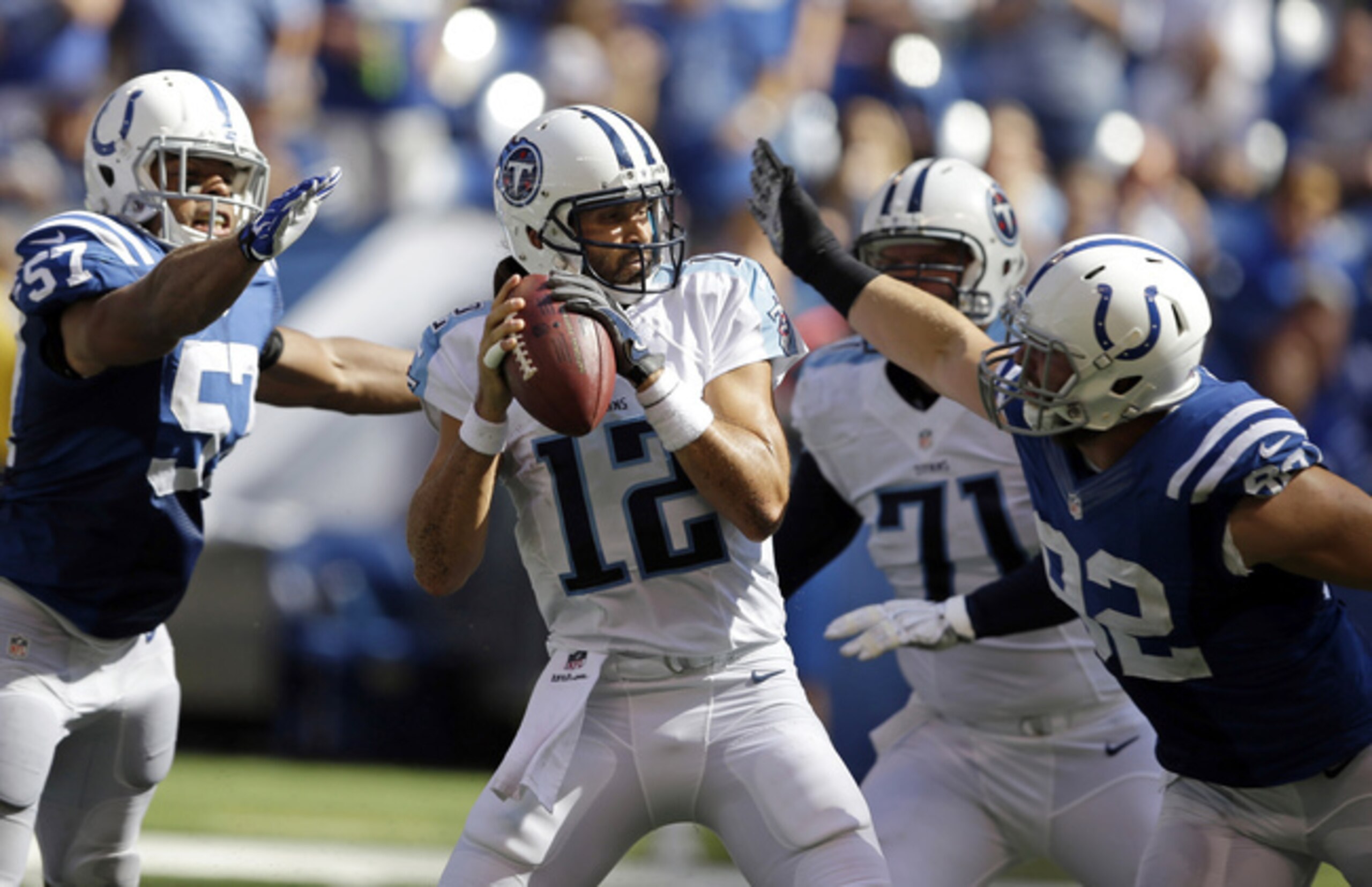 Werner has three sacks in the Colts' last two games.