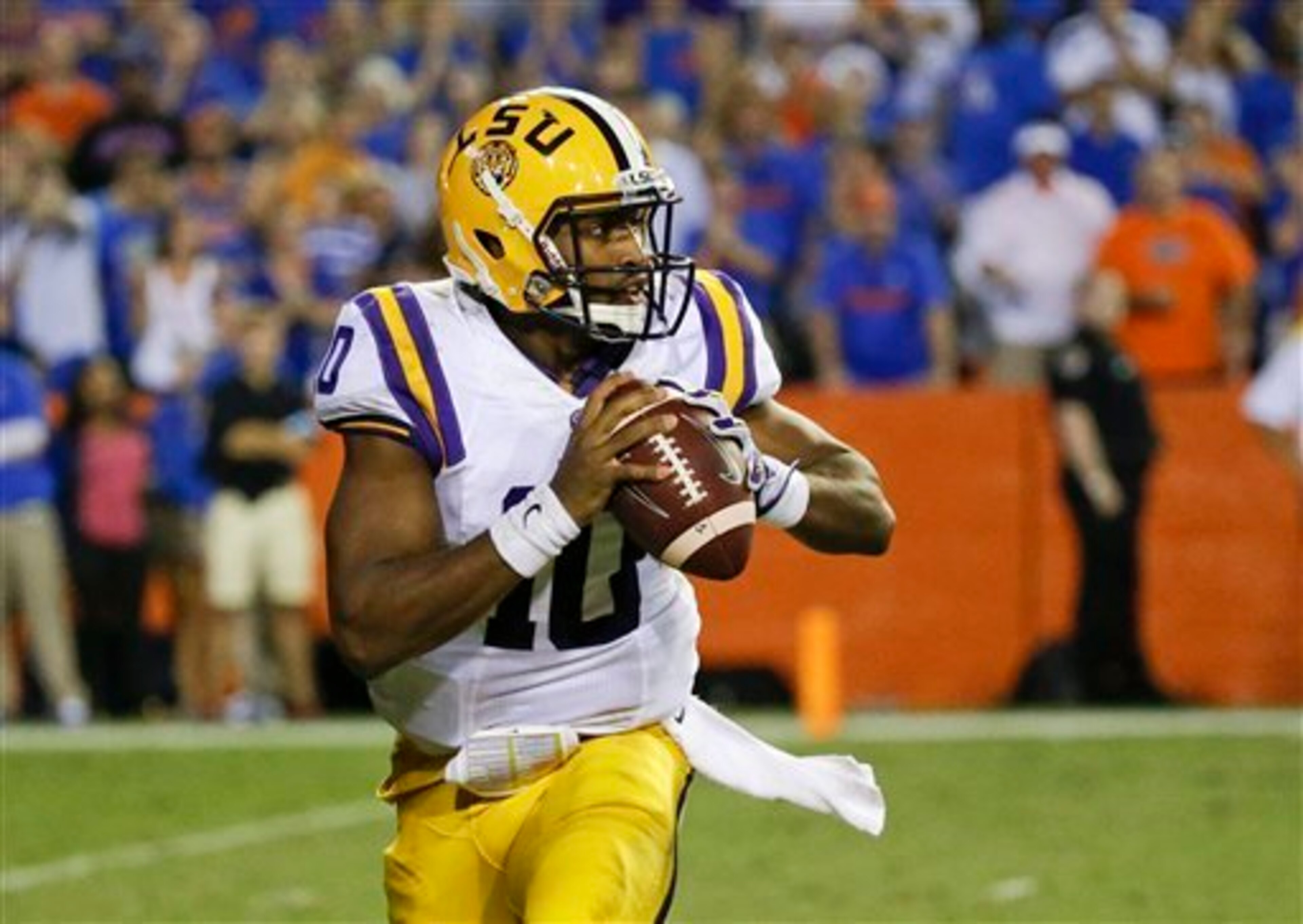 Anthony Jennings has been up and down for LSU this season.