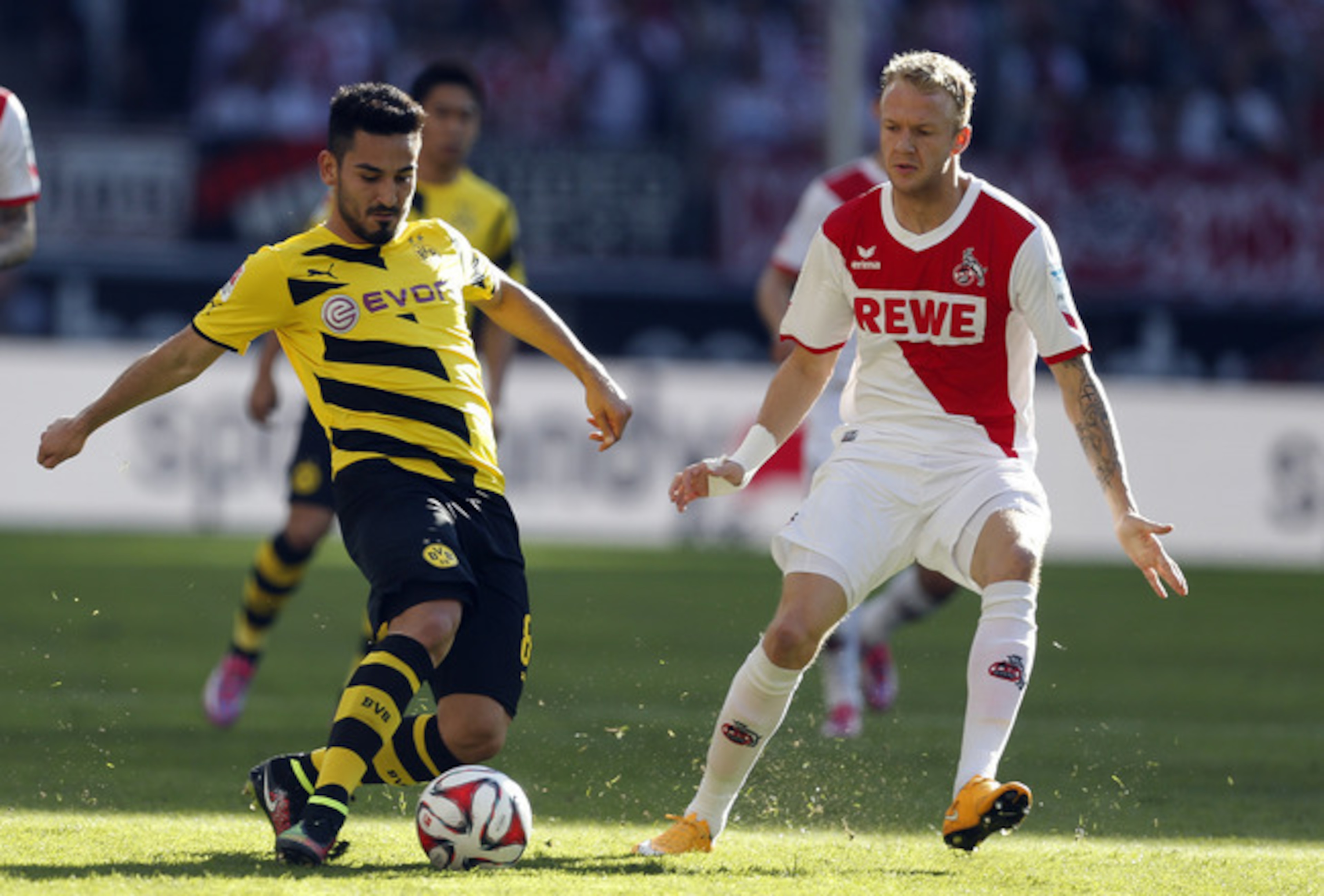Ilkay Gundogan returned to the pitch for Dortmund for the first time in 14 months in BVB's last Bundesliga match.