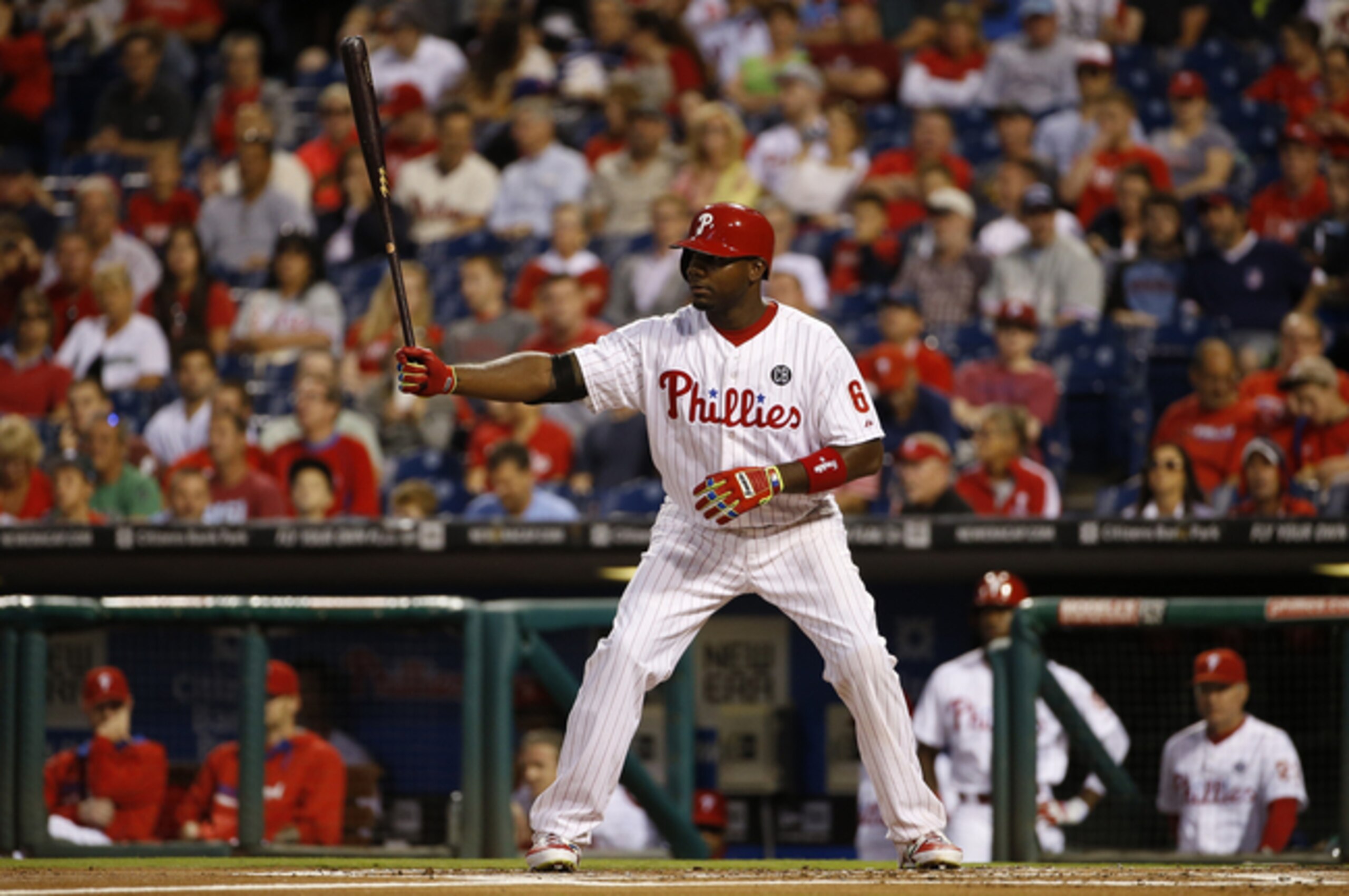 Ryan Howard had a mediocre batting average and OBP in 2008, but still drove in 146 runs.