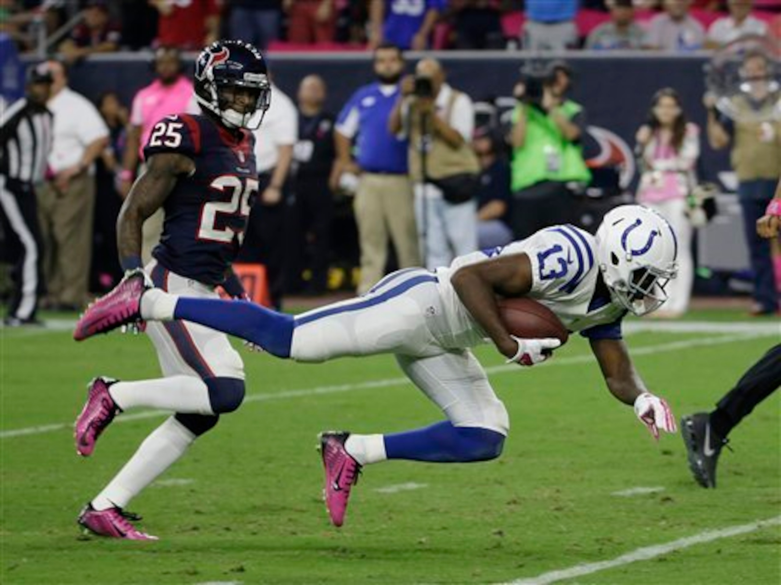 T.Y. Hilton is fourth in the NFL is receiving yards.