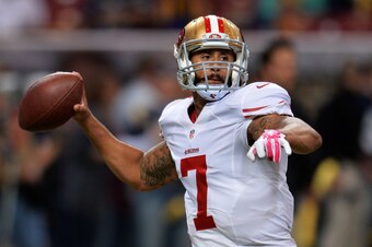 49ers QB Colin Kaepernick.