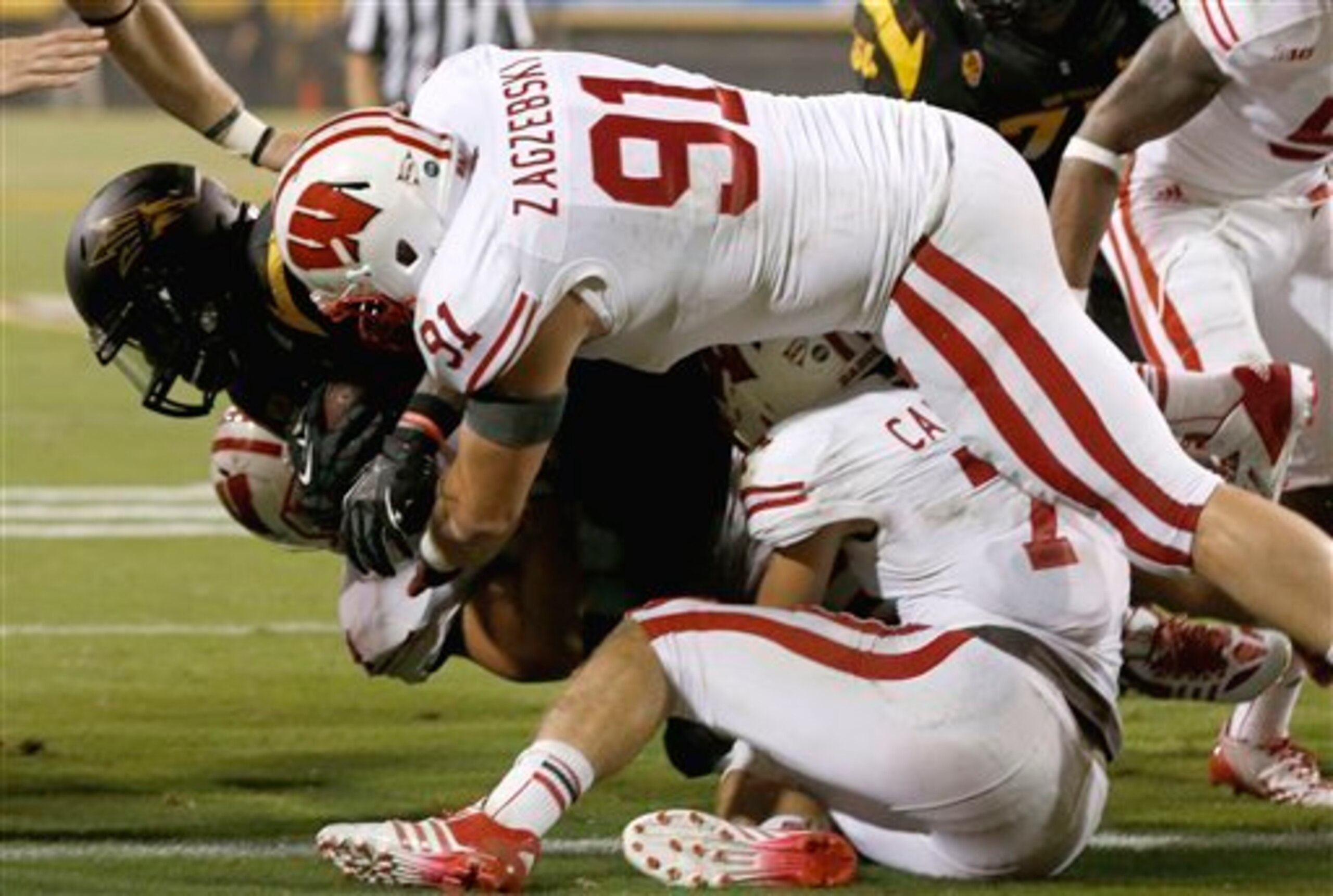 Konrad Zagzebski has been the senior leadership on the defensive line with Warren Herring out.