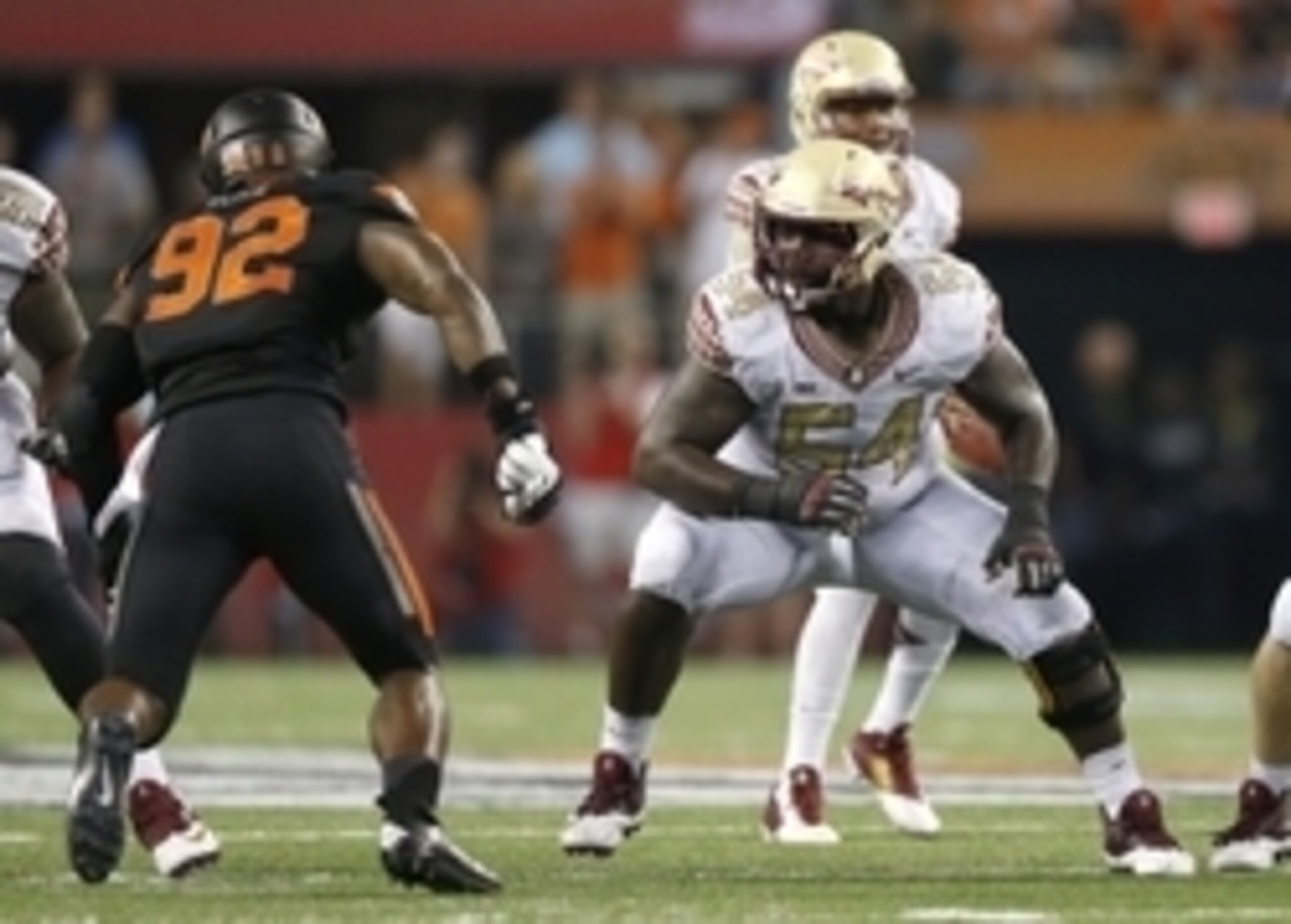 Guard Tre' Jackson has been a constant on Florida State's offensive line.