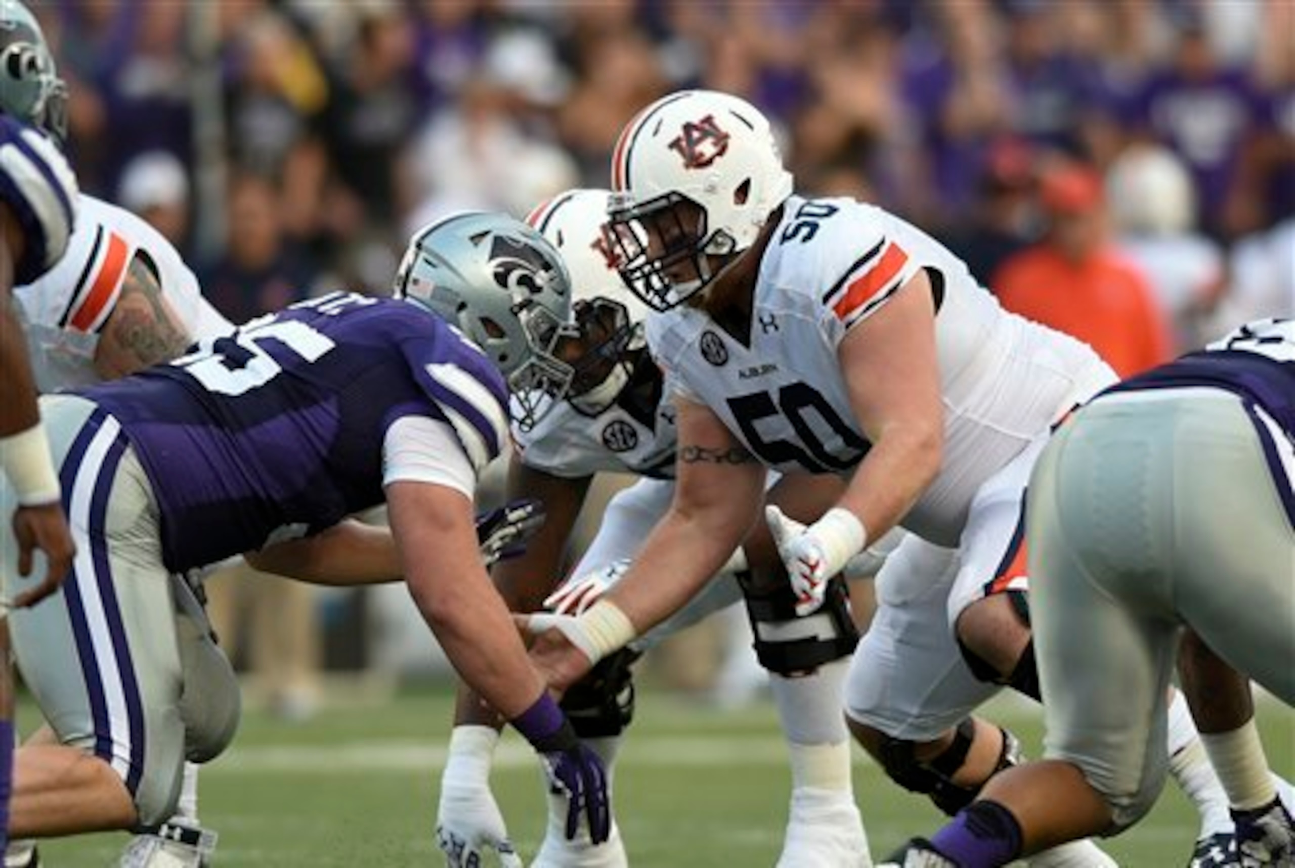 Center Reese Dismukes is a key leader for Auburn's offense.