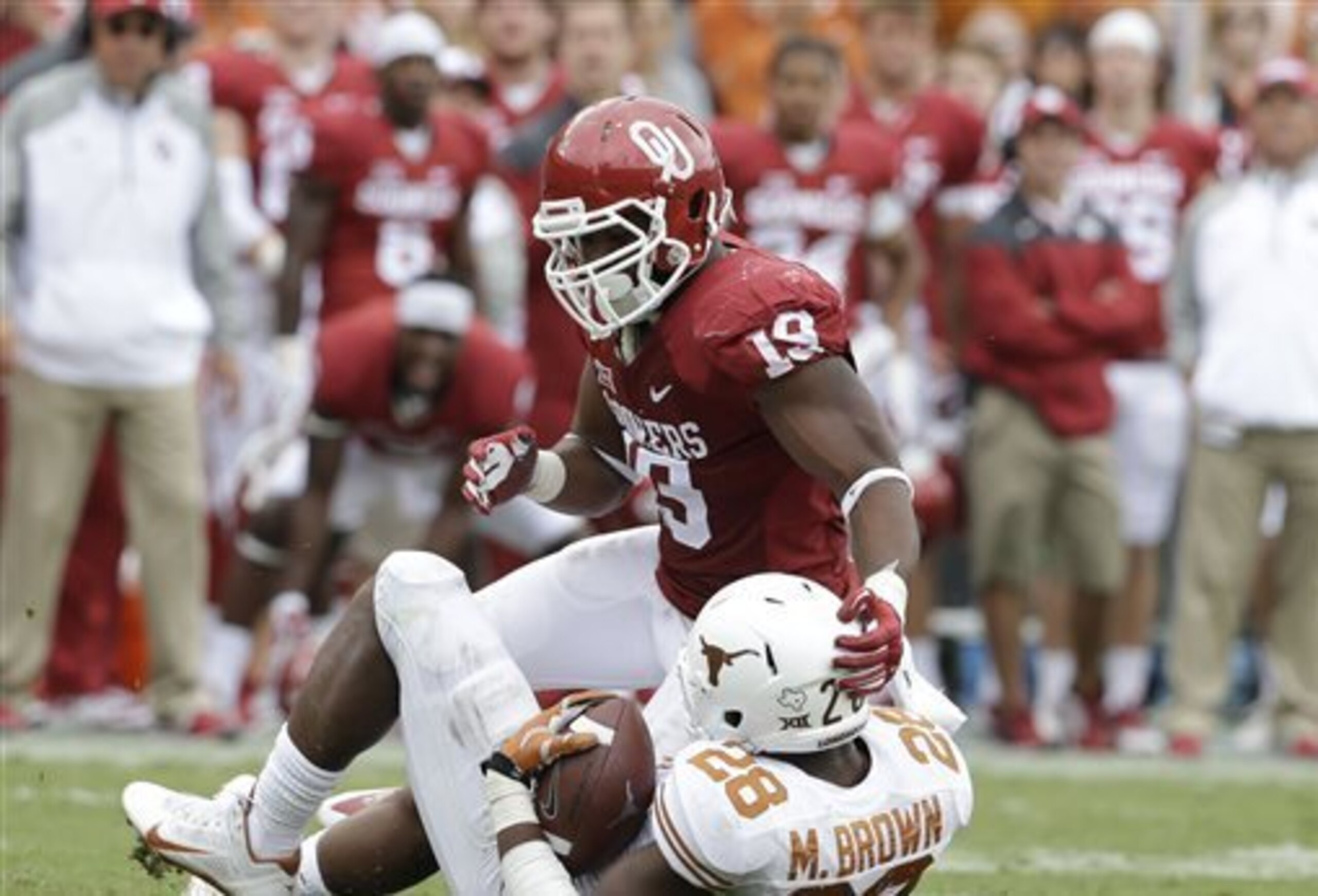 Eric Striker has made a huge impact for Oklahoma's defense.