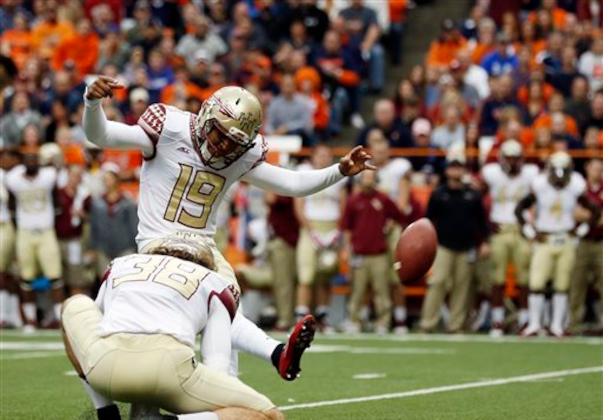 FSU's Roberto Aguayo is college football's top kicker.