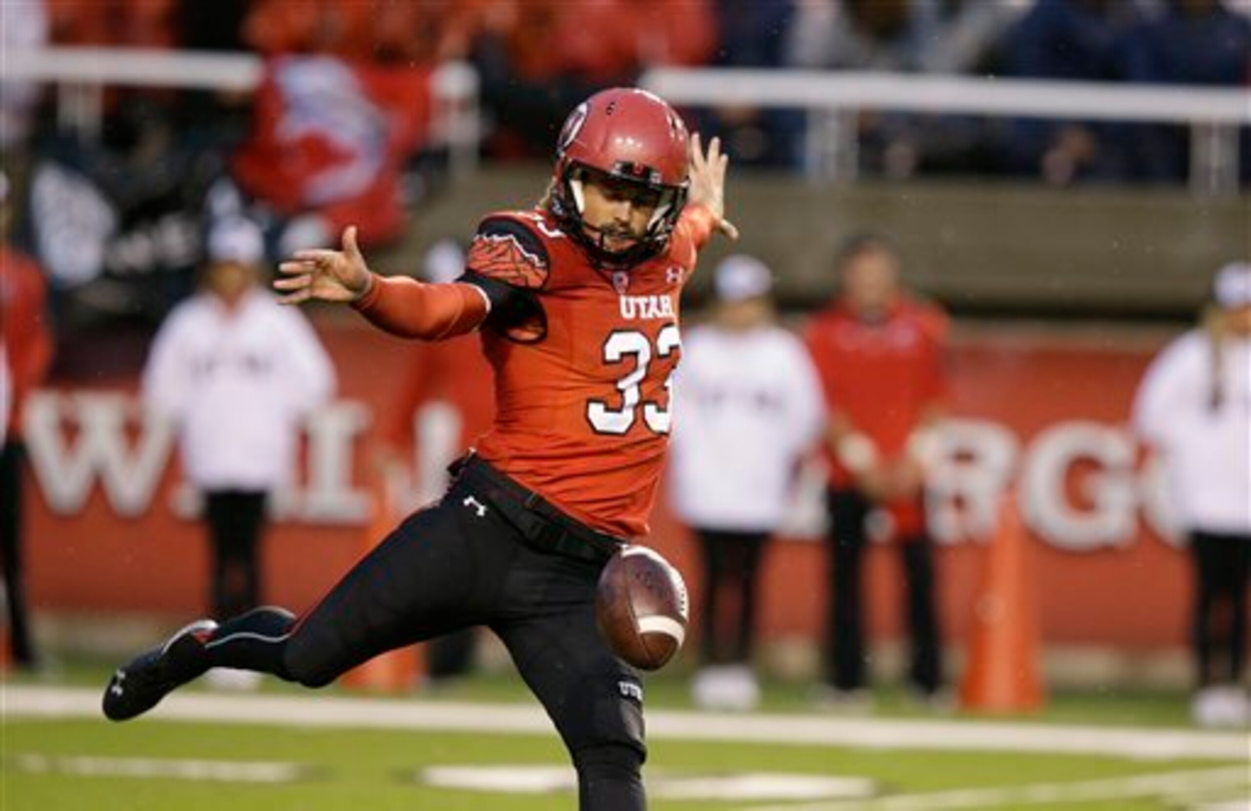 Utah punter Tom Hackett is an impressive weapon for the Utes.