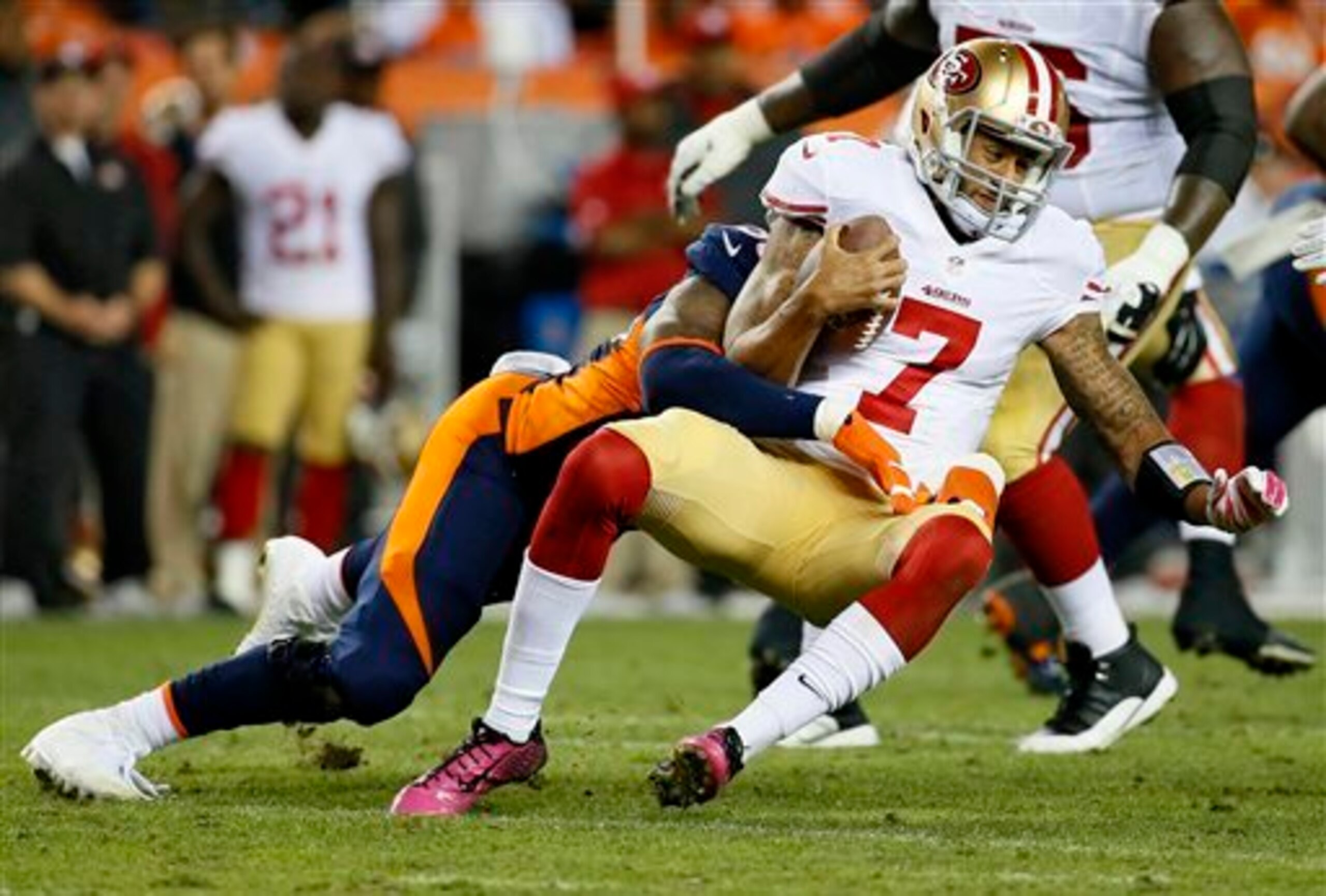 Colin Kaepernick and the 49ers will have two weeks to heal and rebound.