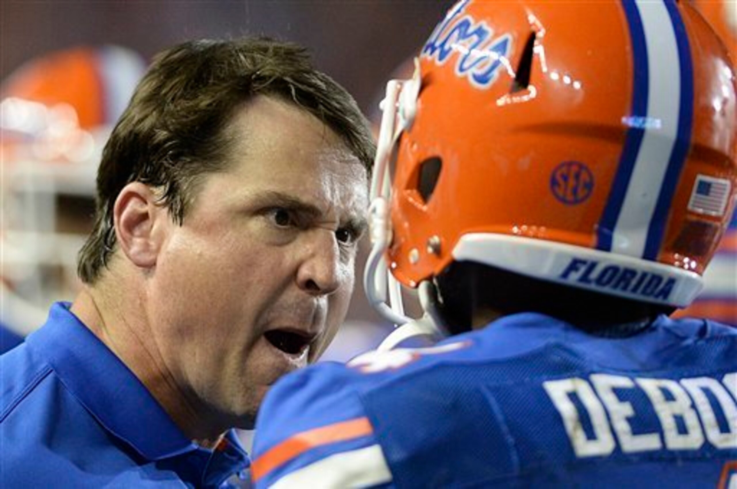 Florida head coach Will Muschamp Florida head coach Will Muschamp
