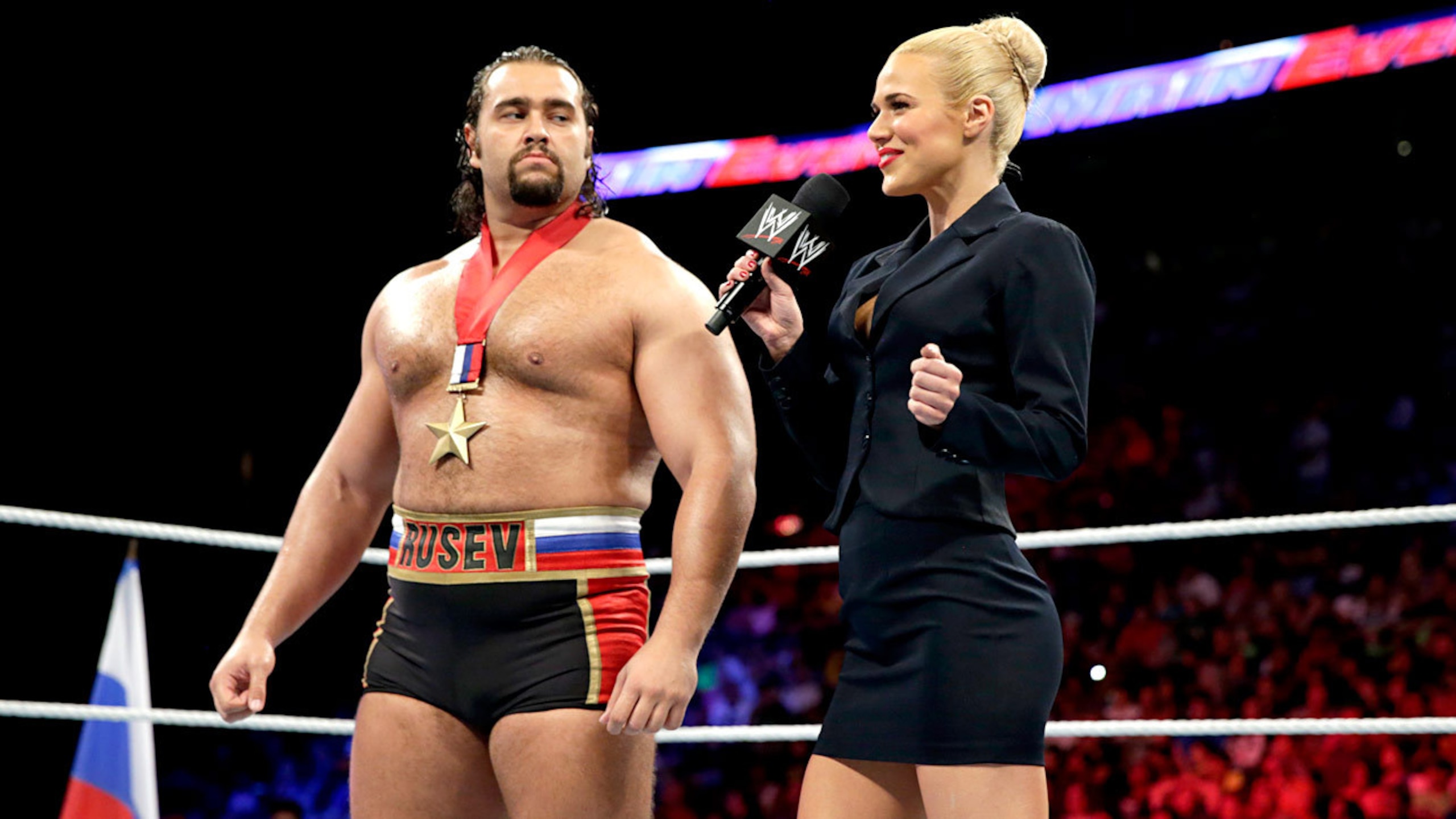 Rusev with Lana