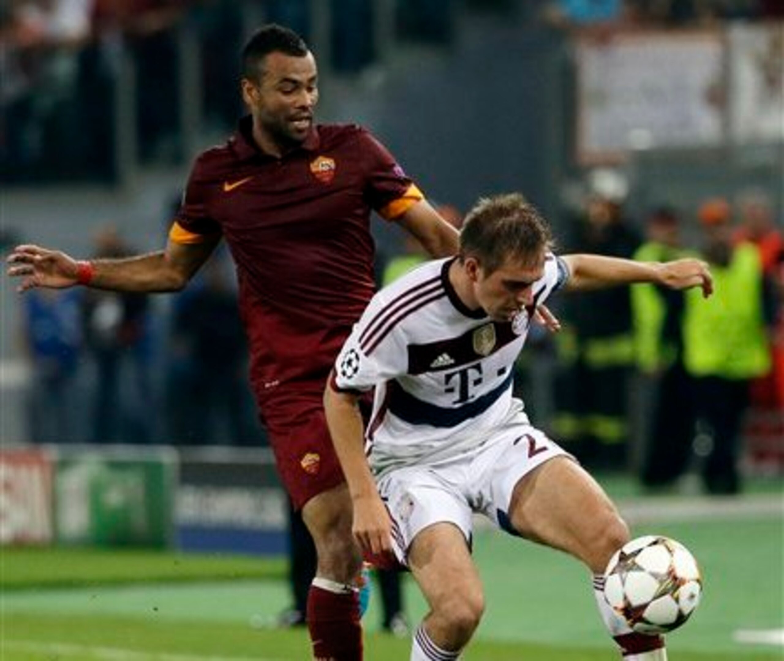 Ashley Cole endured a miserable first-half and was withdrawn at half-time. Ashley Cole endured a miserable first-half and was withdrawn at half-time.