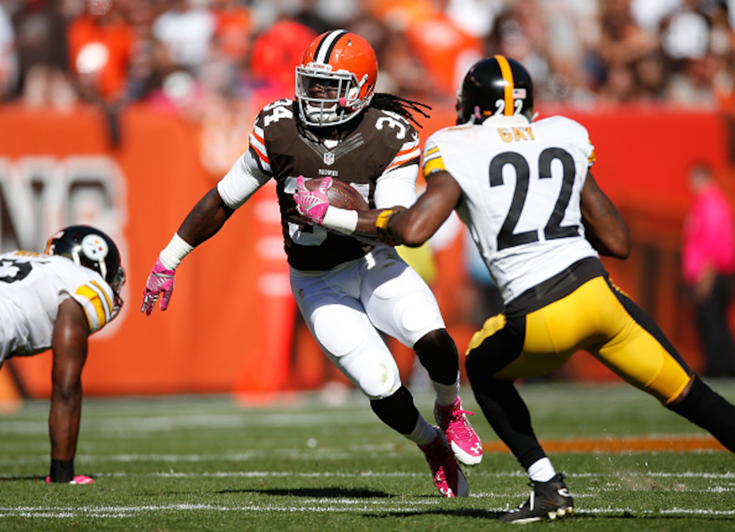 Browns rookie running back Isaiah Crowell