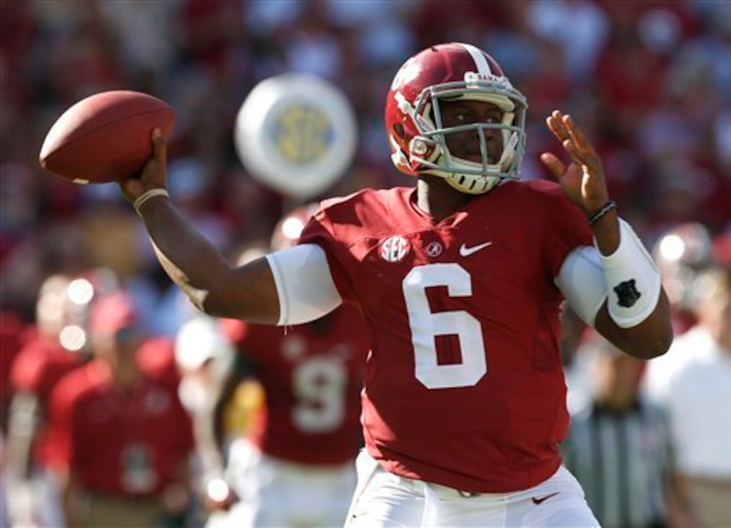 Blake Sims has had his ups and downs as Alabama's starting quarterback.