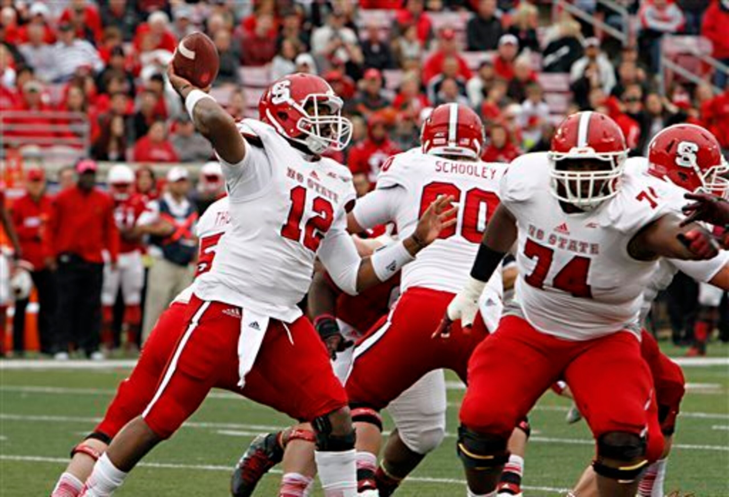 Jacoby Brissett and N.C. State have been up and down against ACC foes.