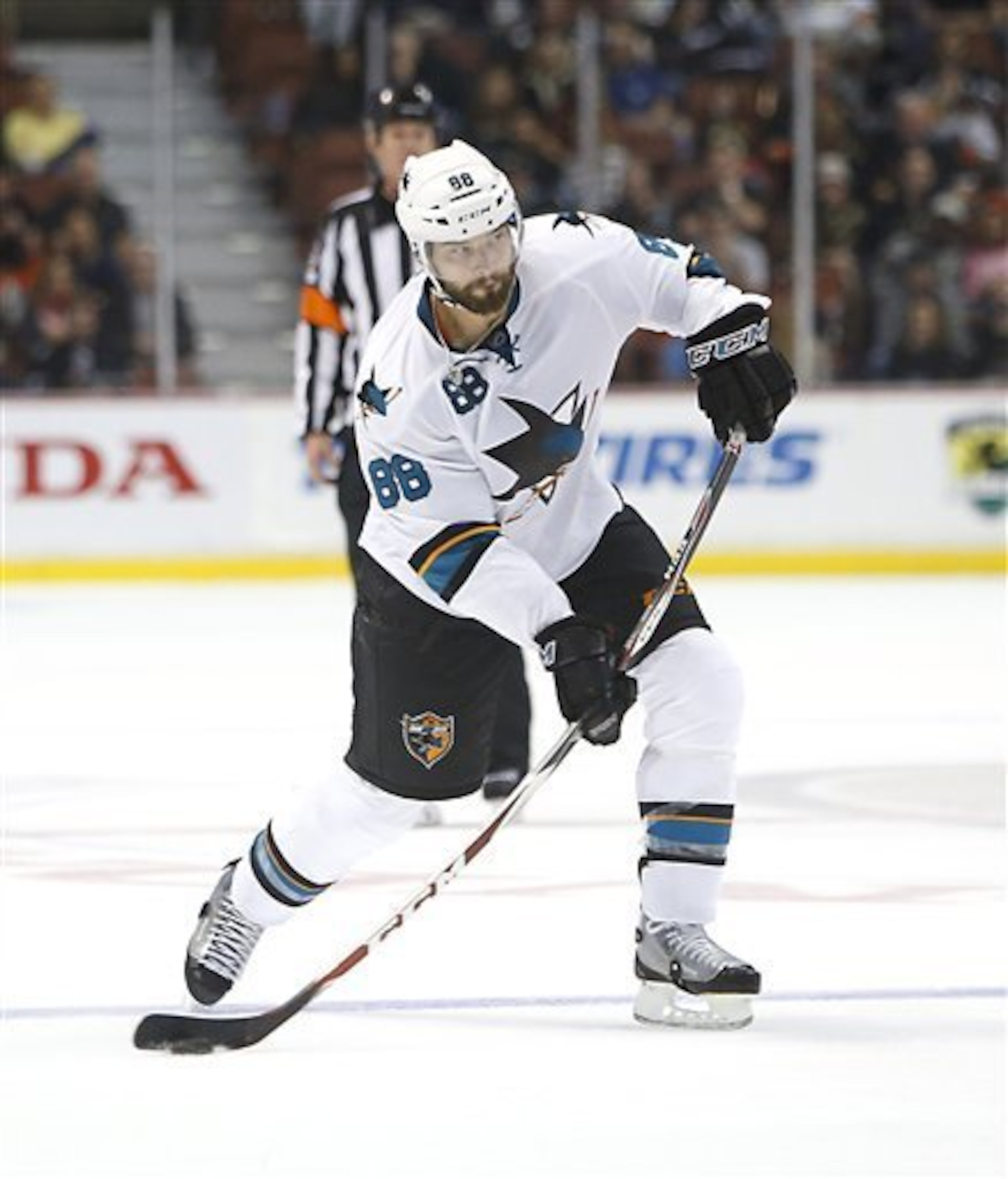 Brent Burns won't score at this pace all season. Brent Burns won't score at this pace all season.