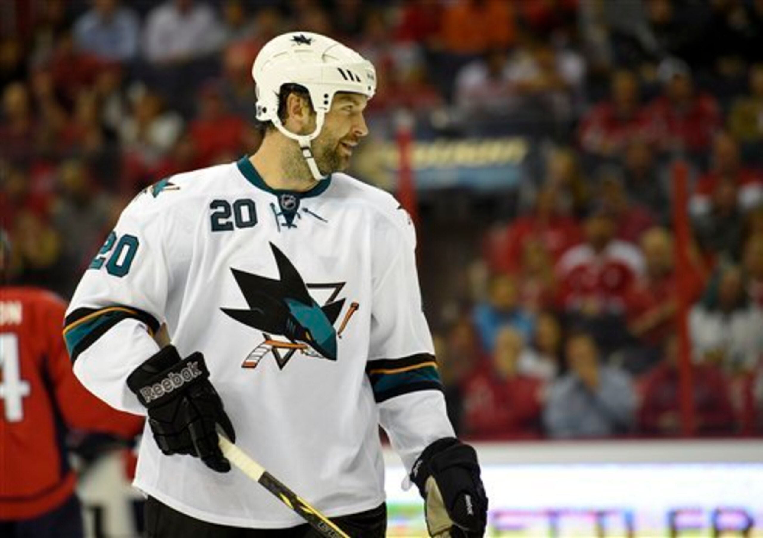 John Scott already has a goal this season.