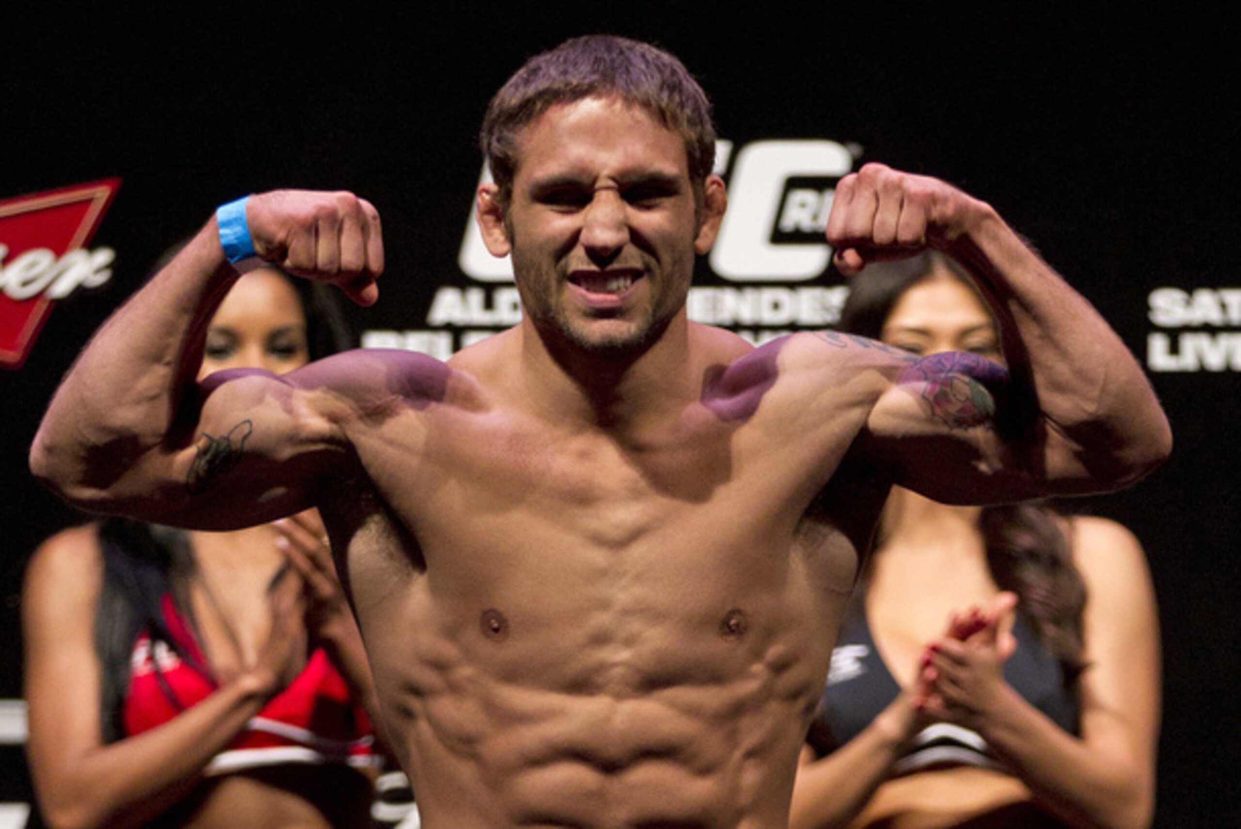 Chad Mendes at UFC 142 Weigh in