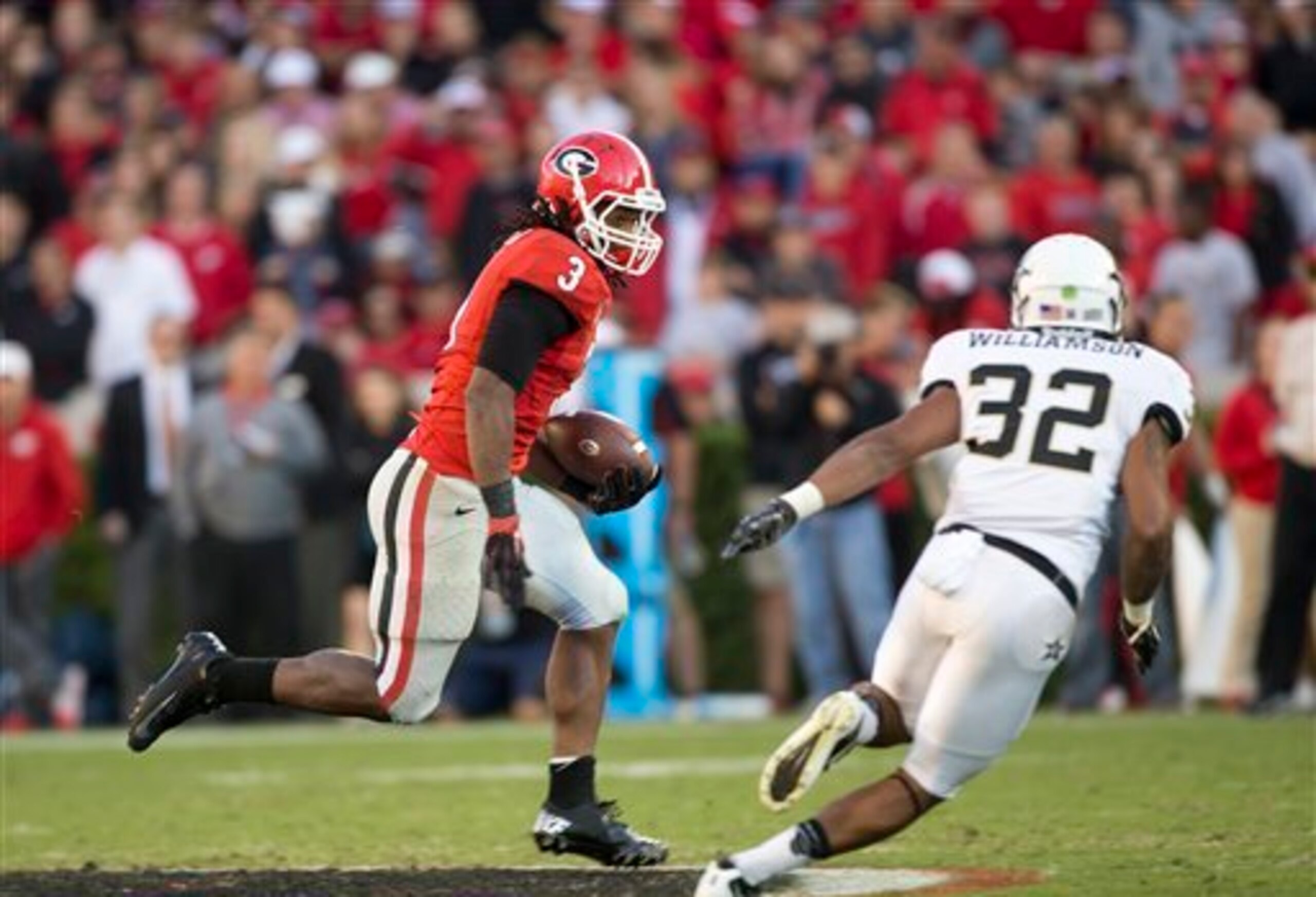 When on the field, Georgia's Todd Gurley has been one of college football's best players.
