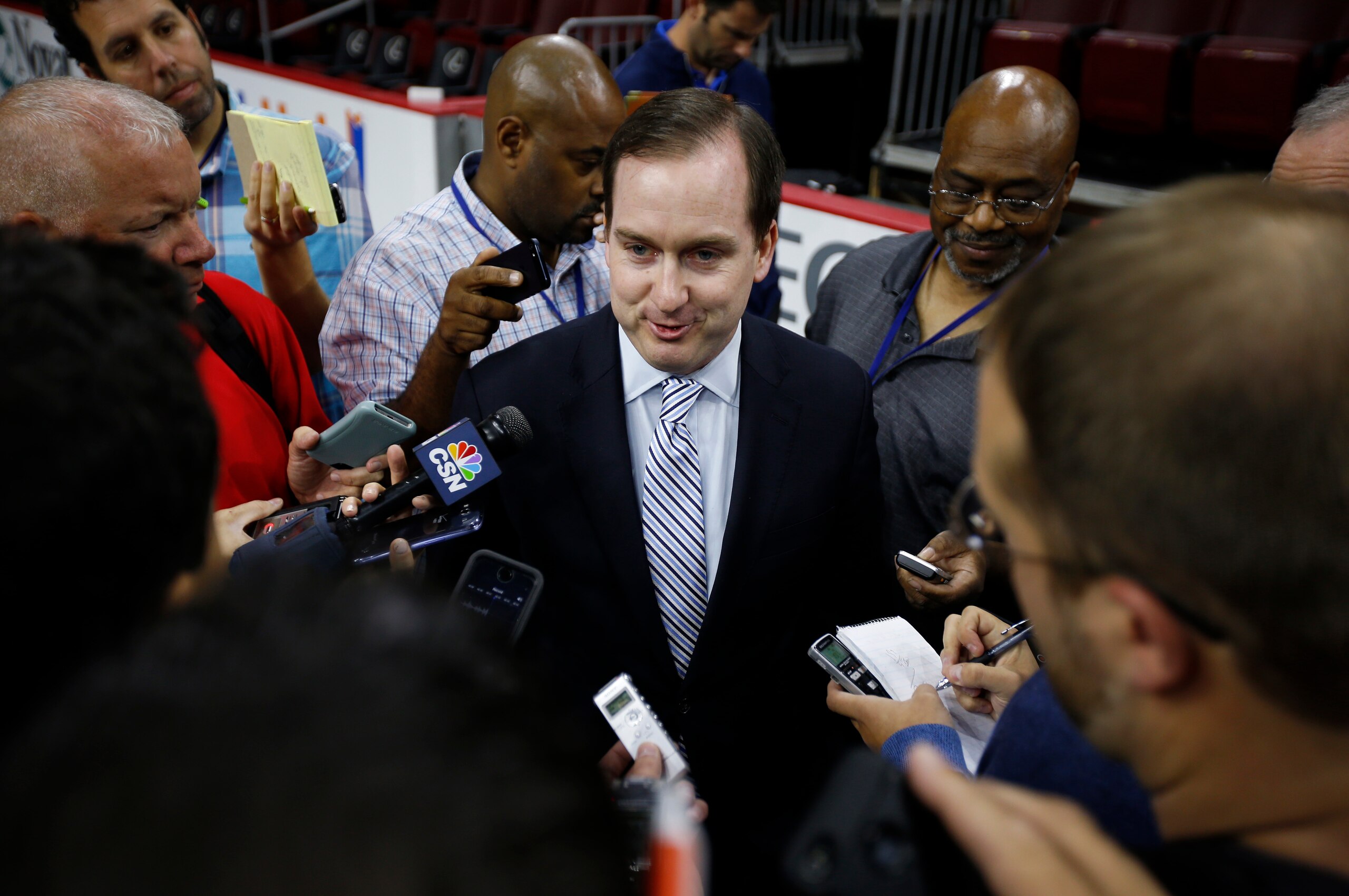 Sam Hinkie's about to be on the clock.