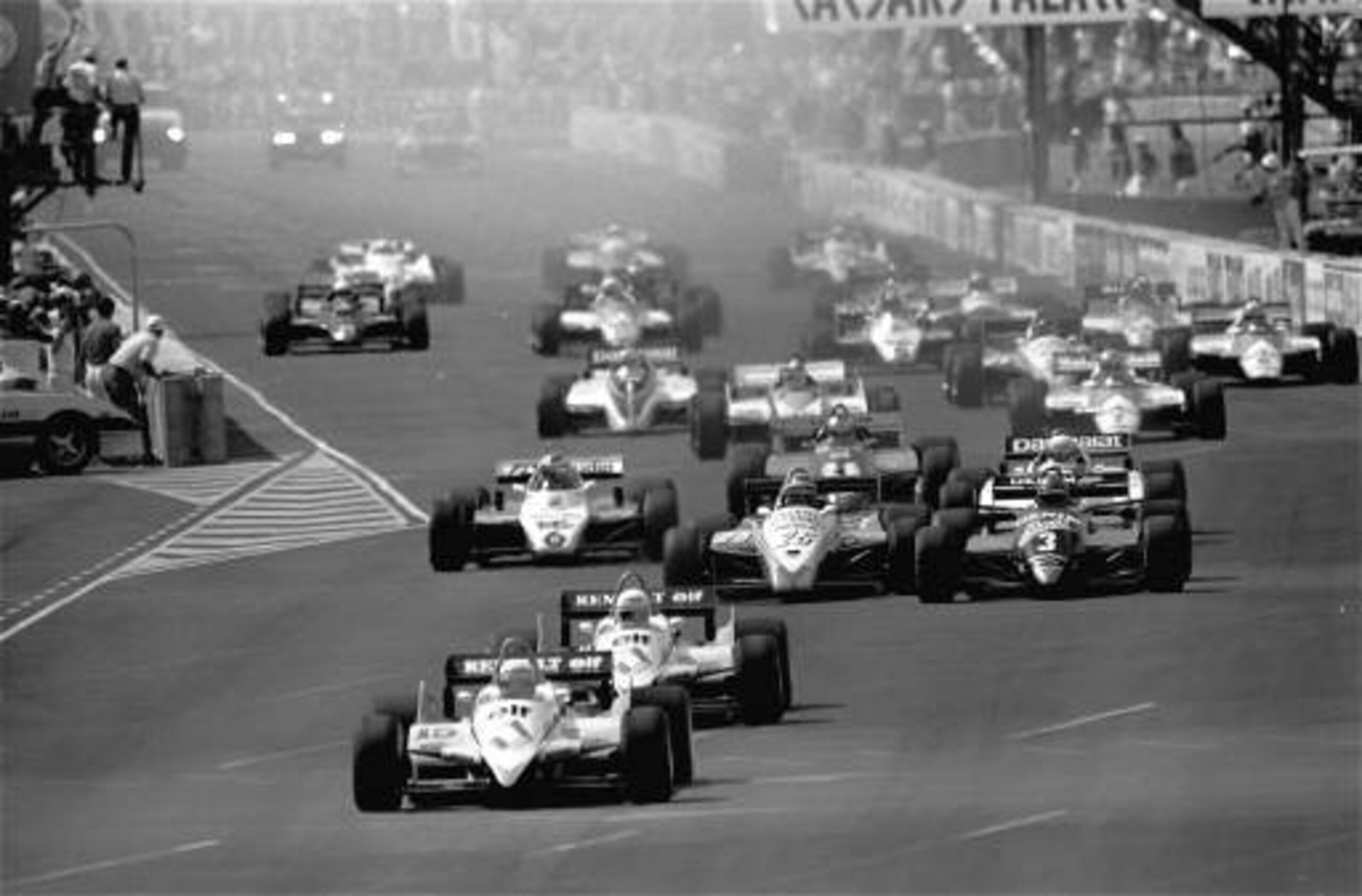 The 1982 Caesars Palace Grand Prix in Las Vegas.