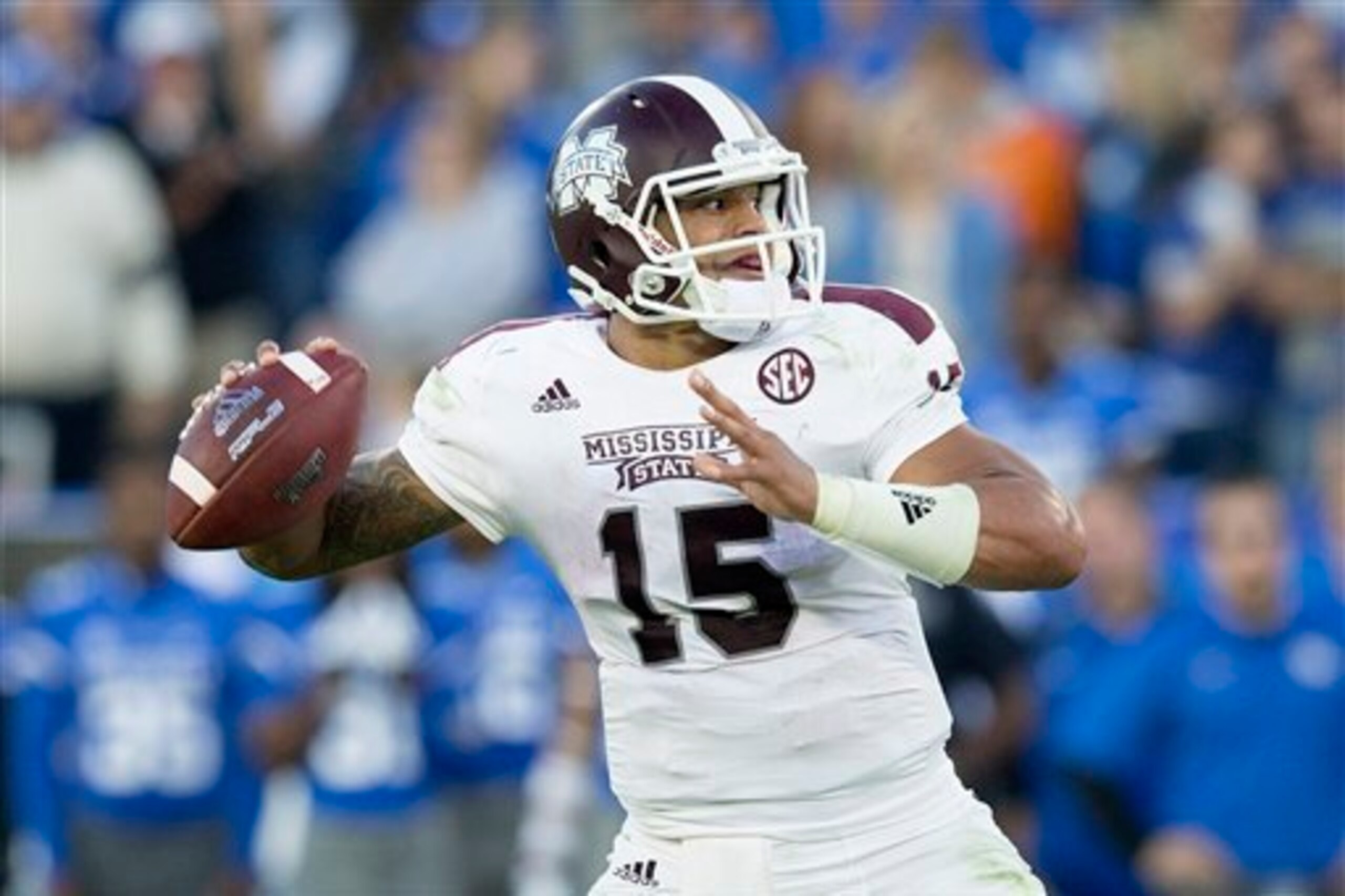 Dak Prescott has led Mississippi State to the top of the college football polls.