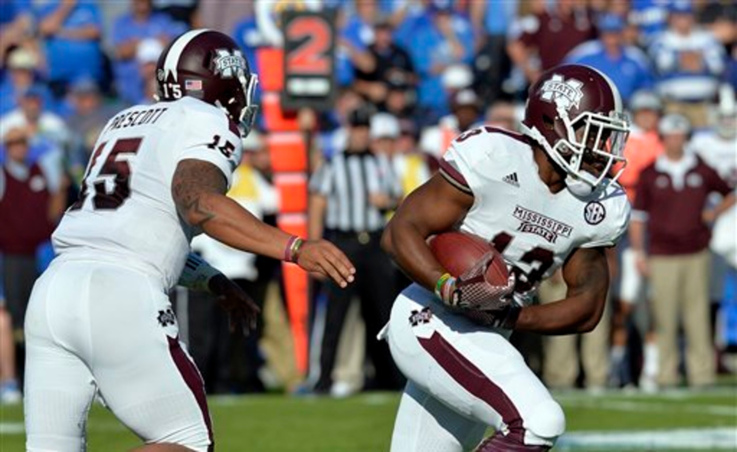 Mississippi State's Josh Robinson is one of the nation's most powerful tailbacks.