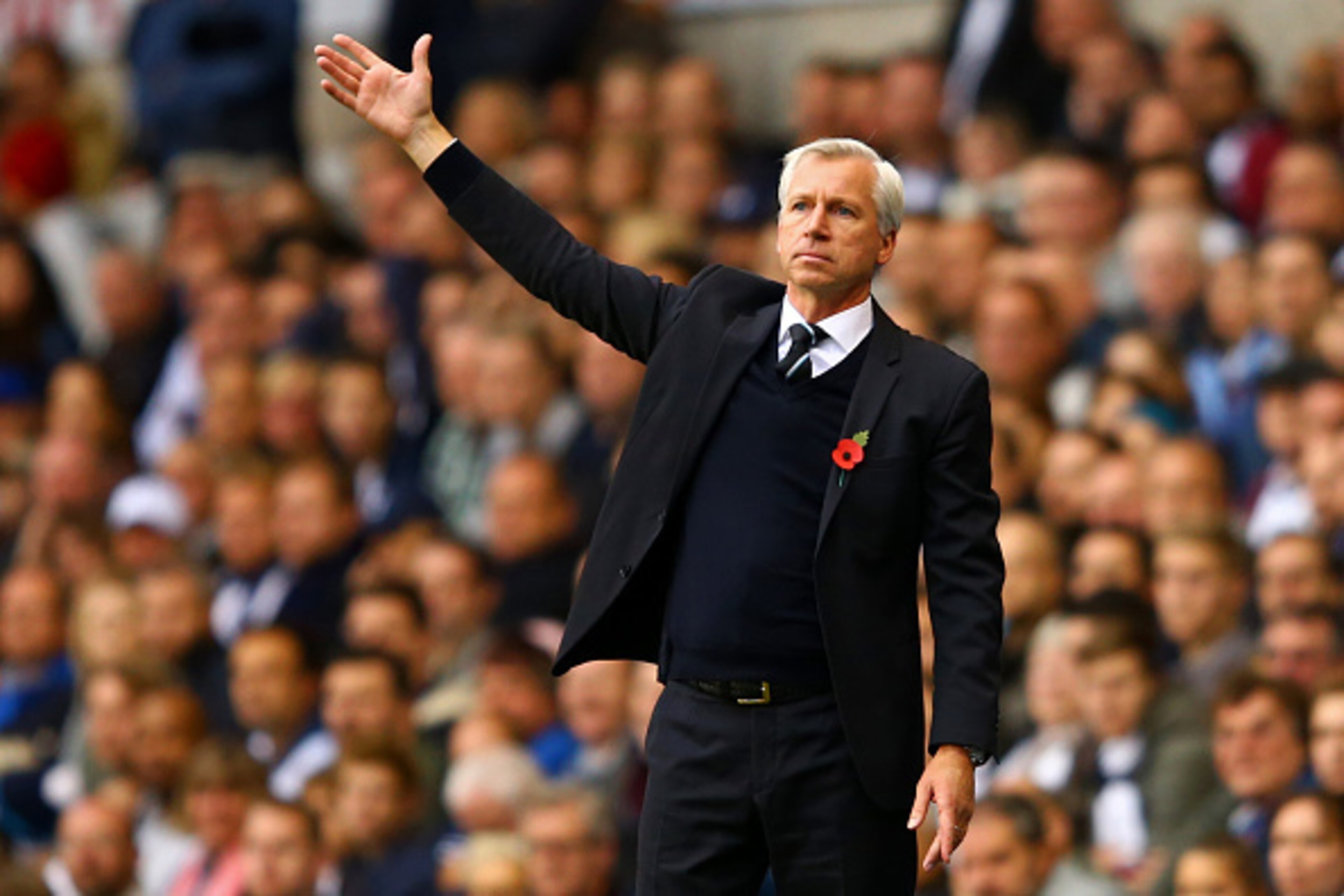 Pardew is feeling the love again from the Newcastle faithful.