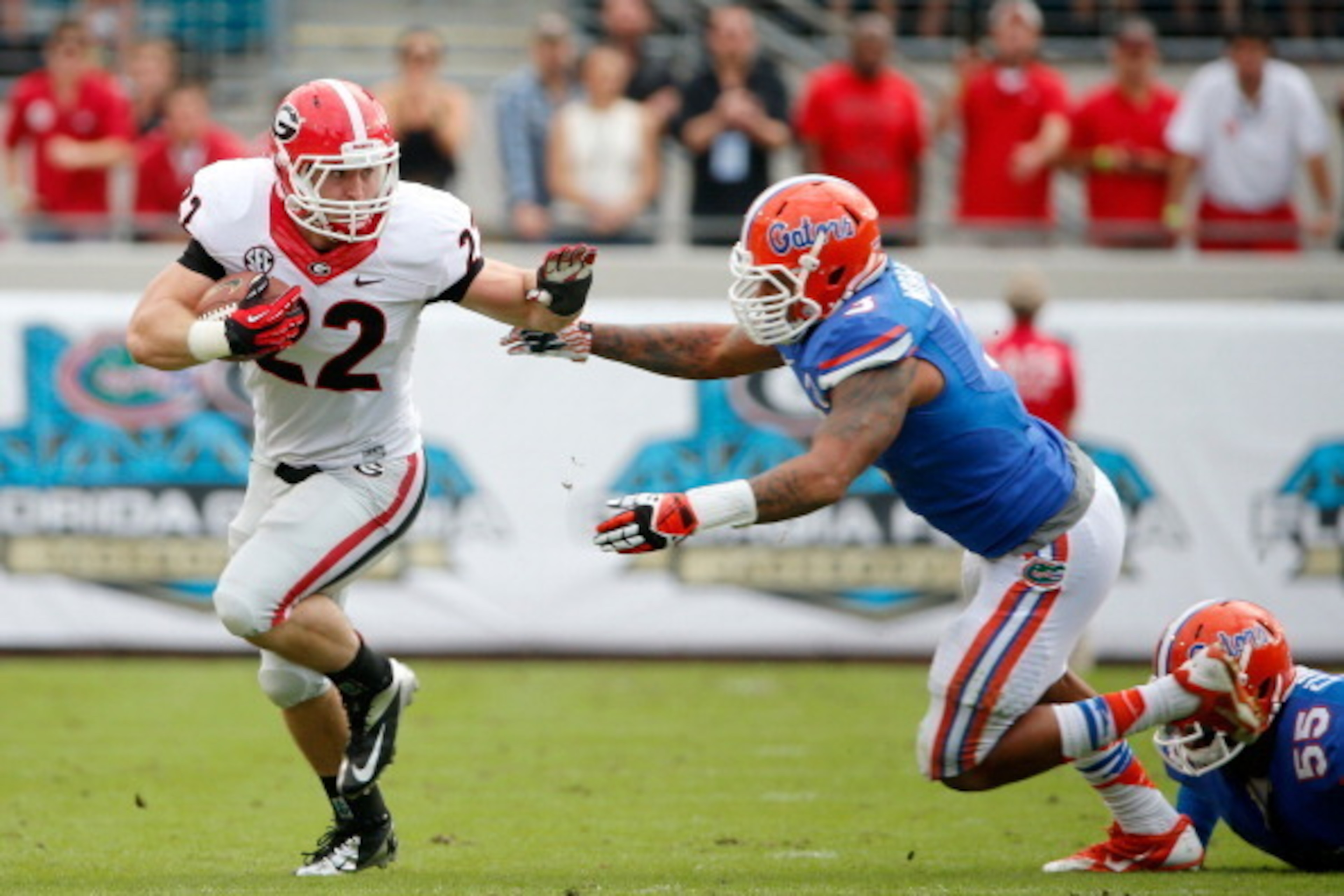 Georgia ran by Florida in 2013.