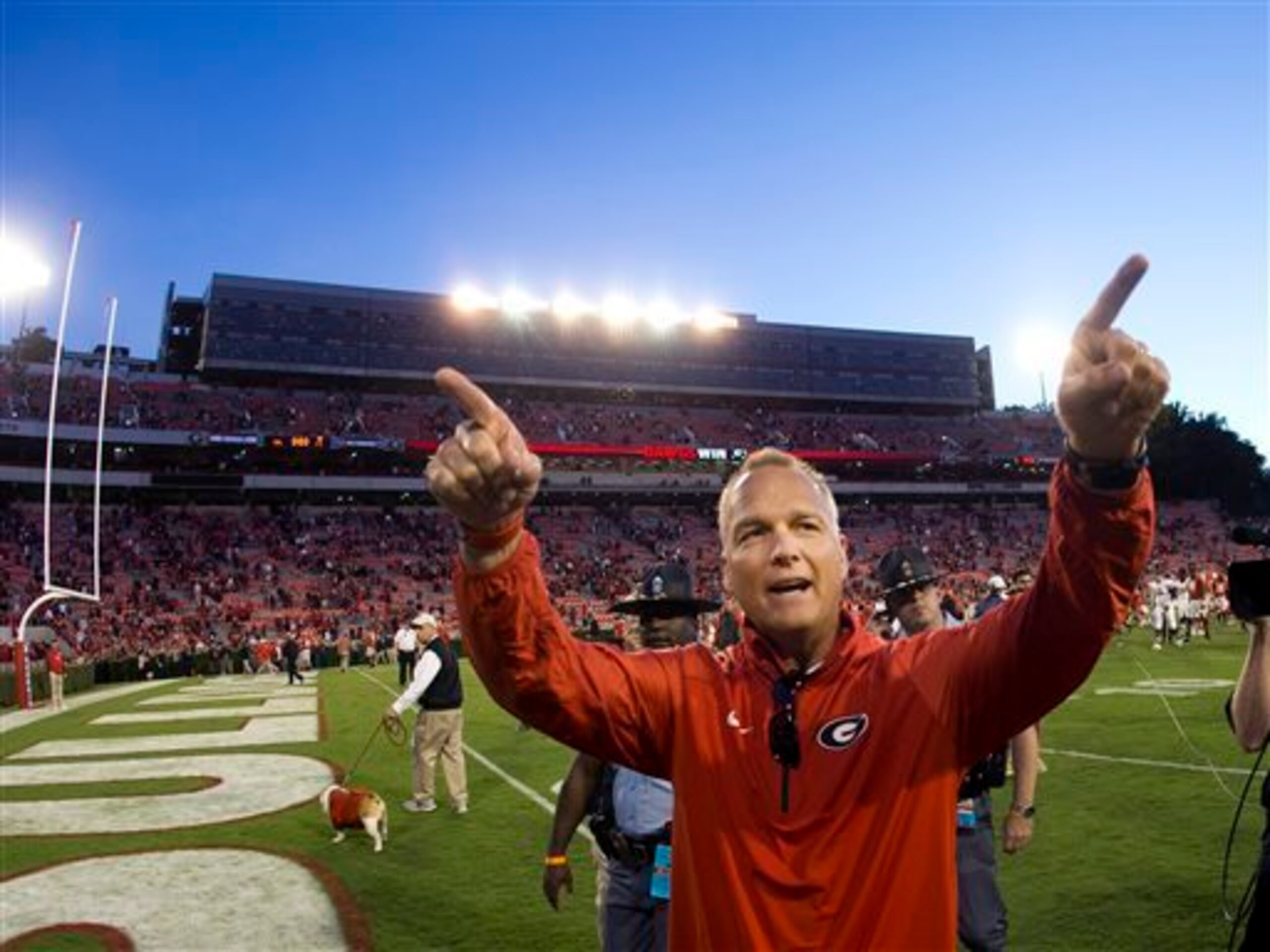 Georgia head coach Mark Richt