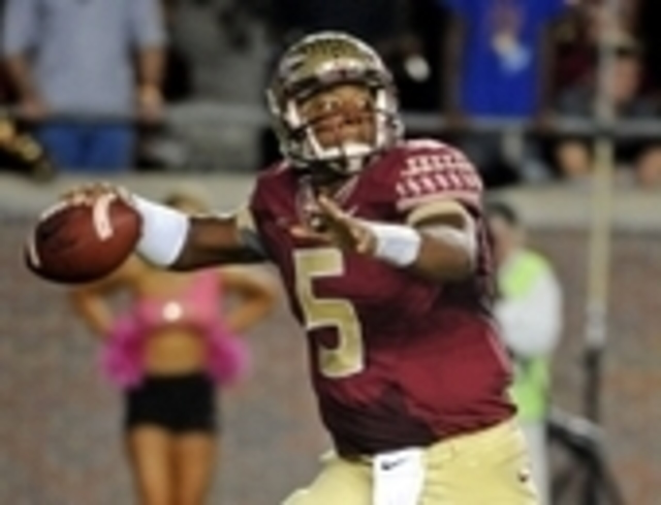 Jameis Winston has 1,878 passing yards and 13 TD passes this season.