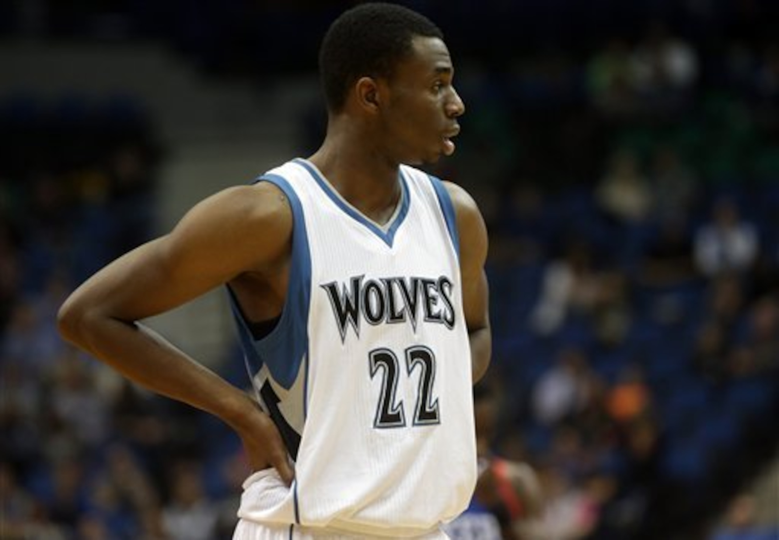 Andrew Wiggins enters the NBA with a chip on his shoulder after being traded by the Cleveland Cavaliers.