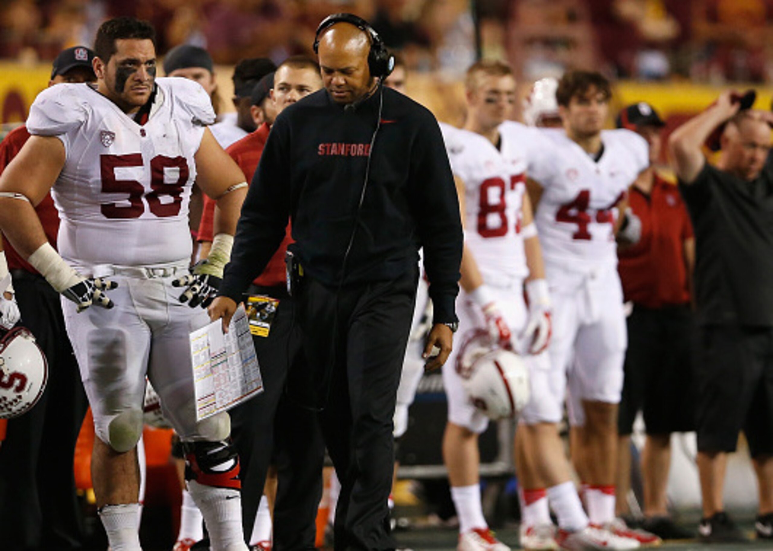 Coach David Shaw